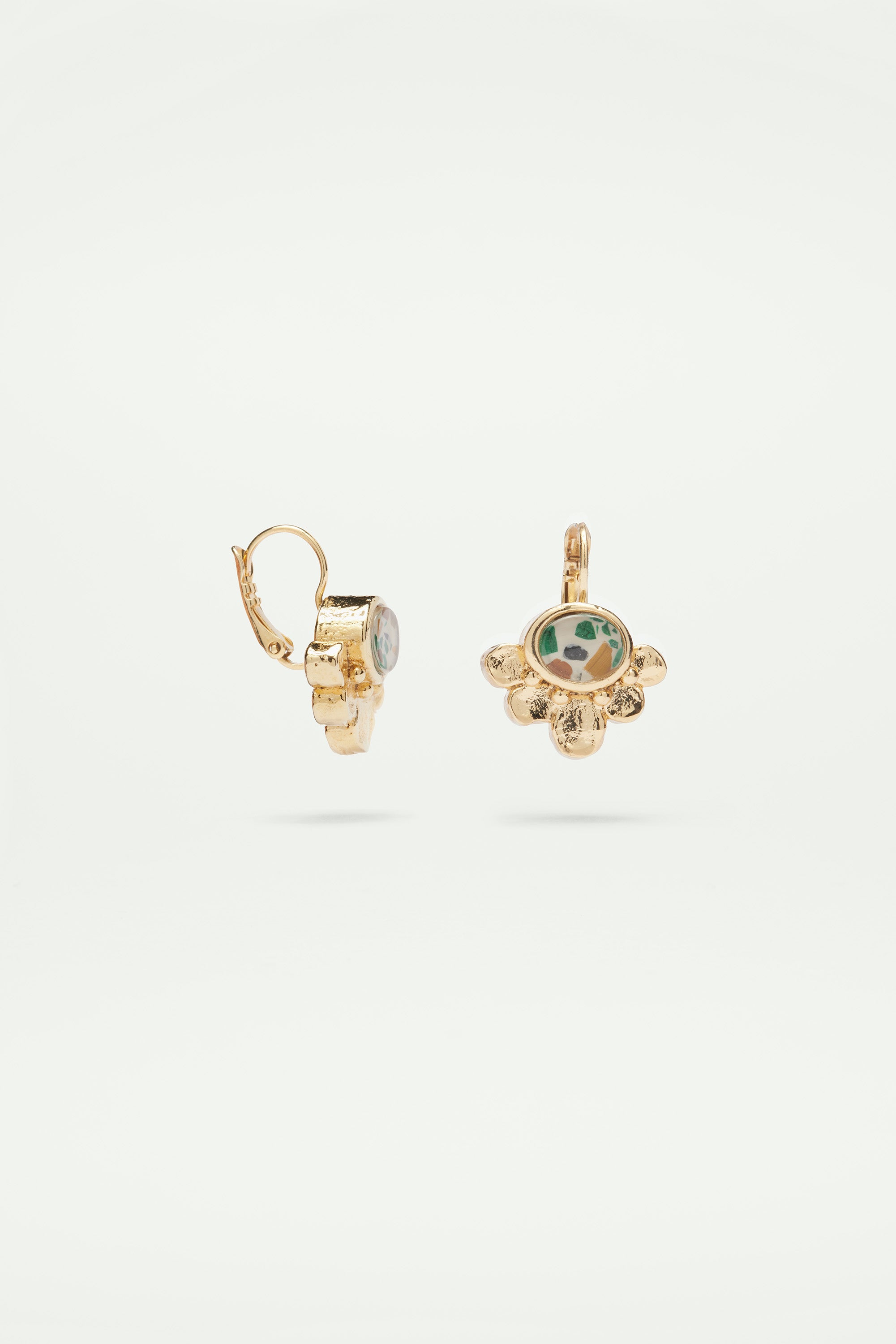 Terrazzo sleeper earrings