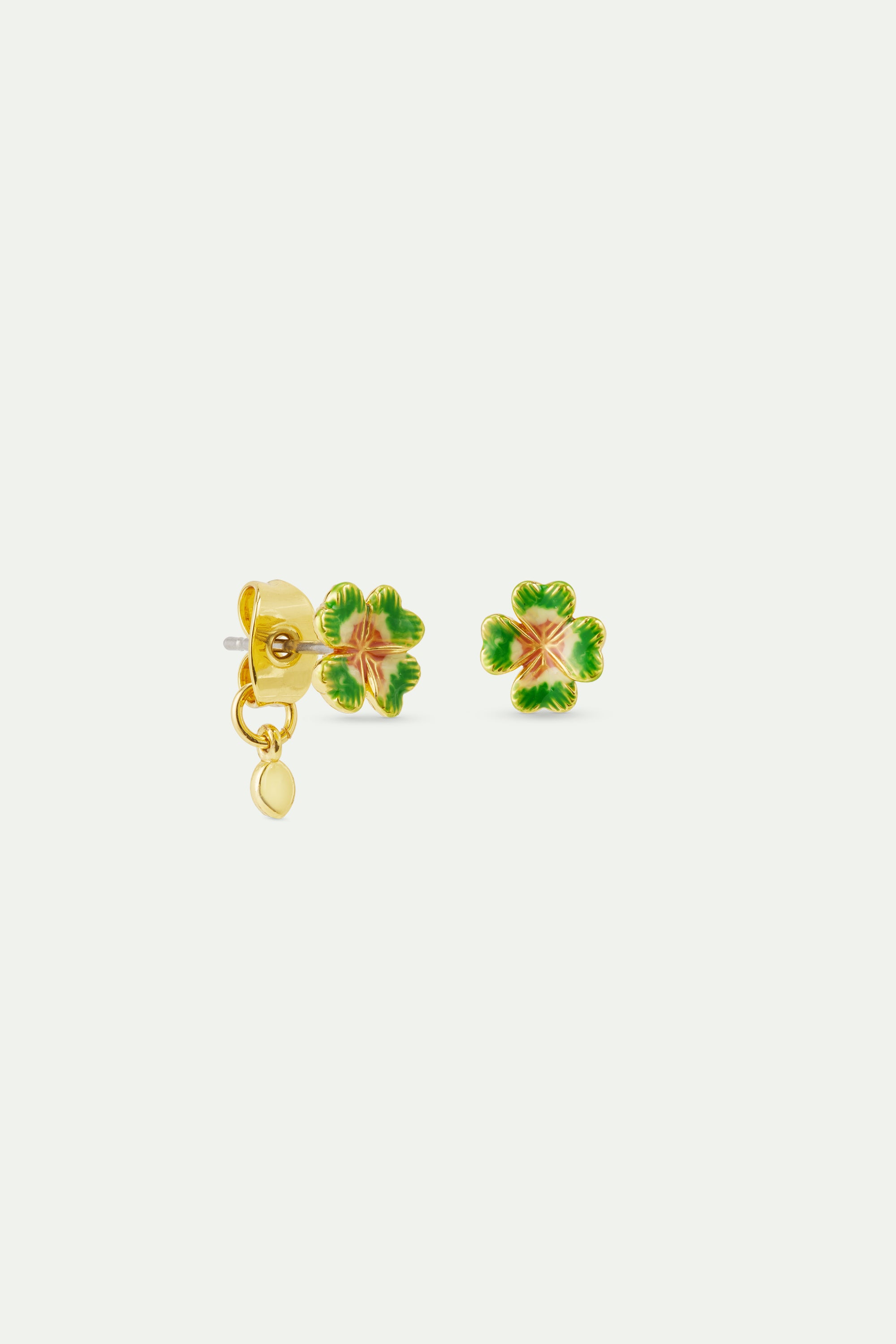 Little four-leaf clover earrings