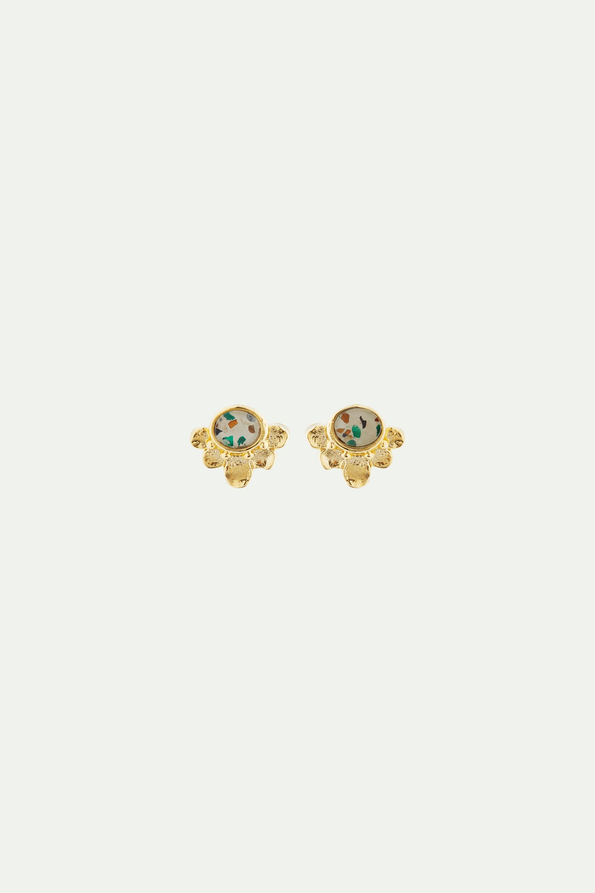 Terrazzo post earrings