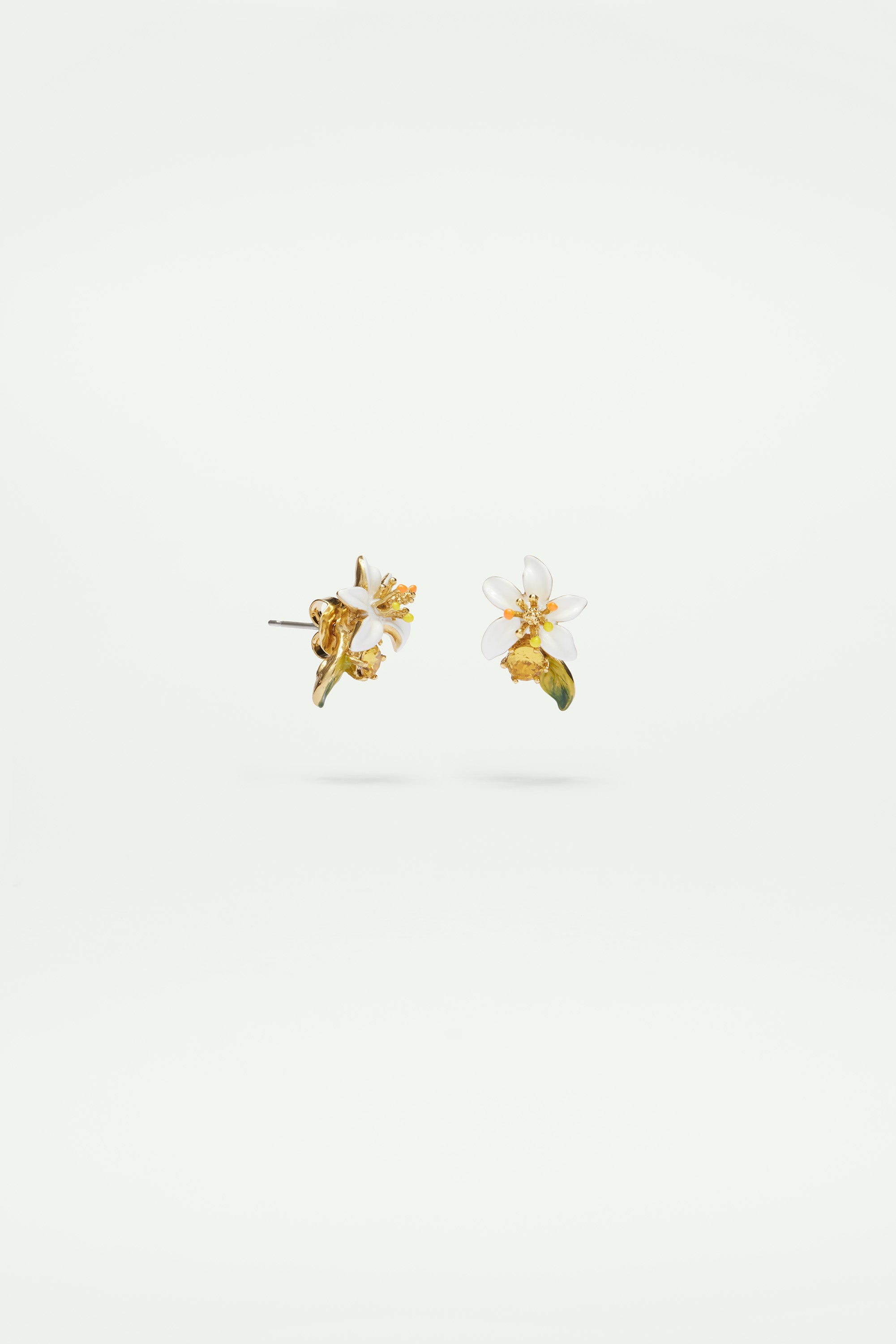 Orange blossom Clip on earrings