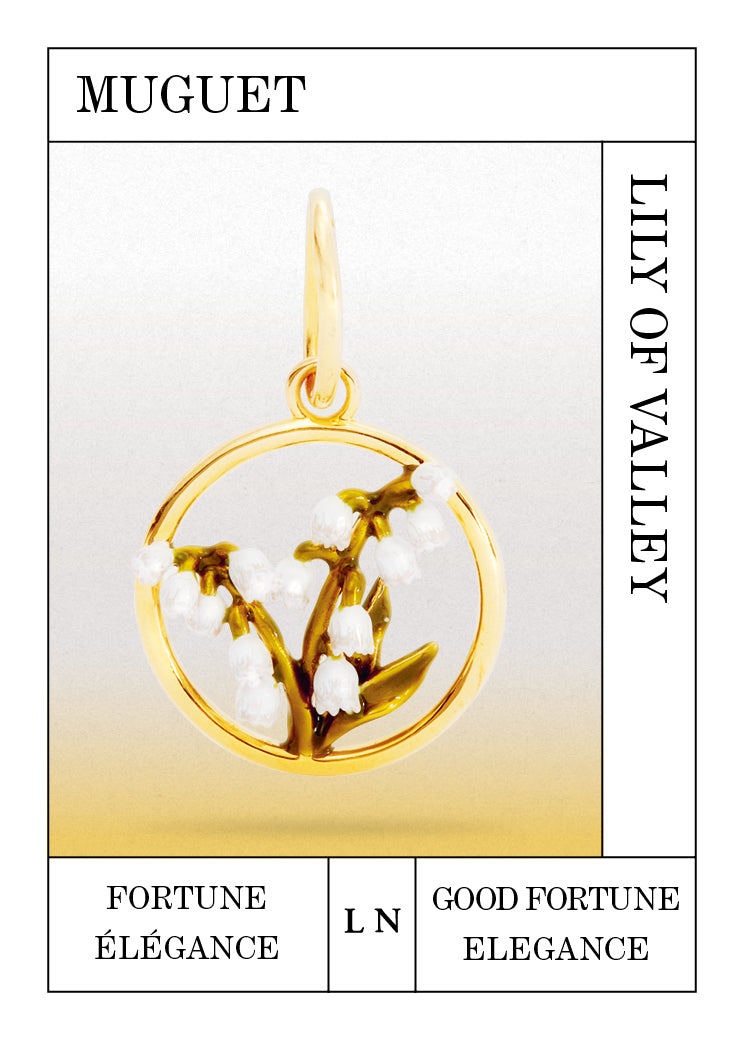 Lily of the Valley pendant, Good Fortune and Elegance