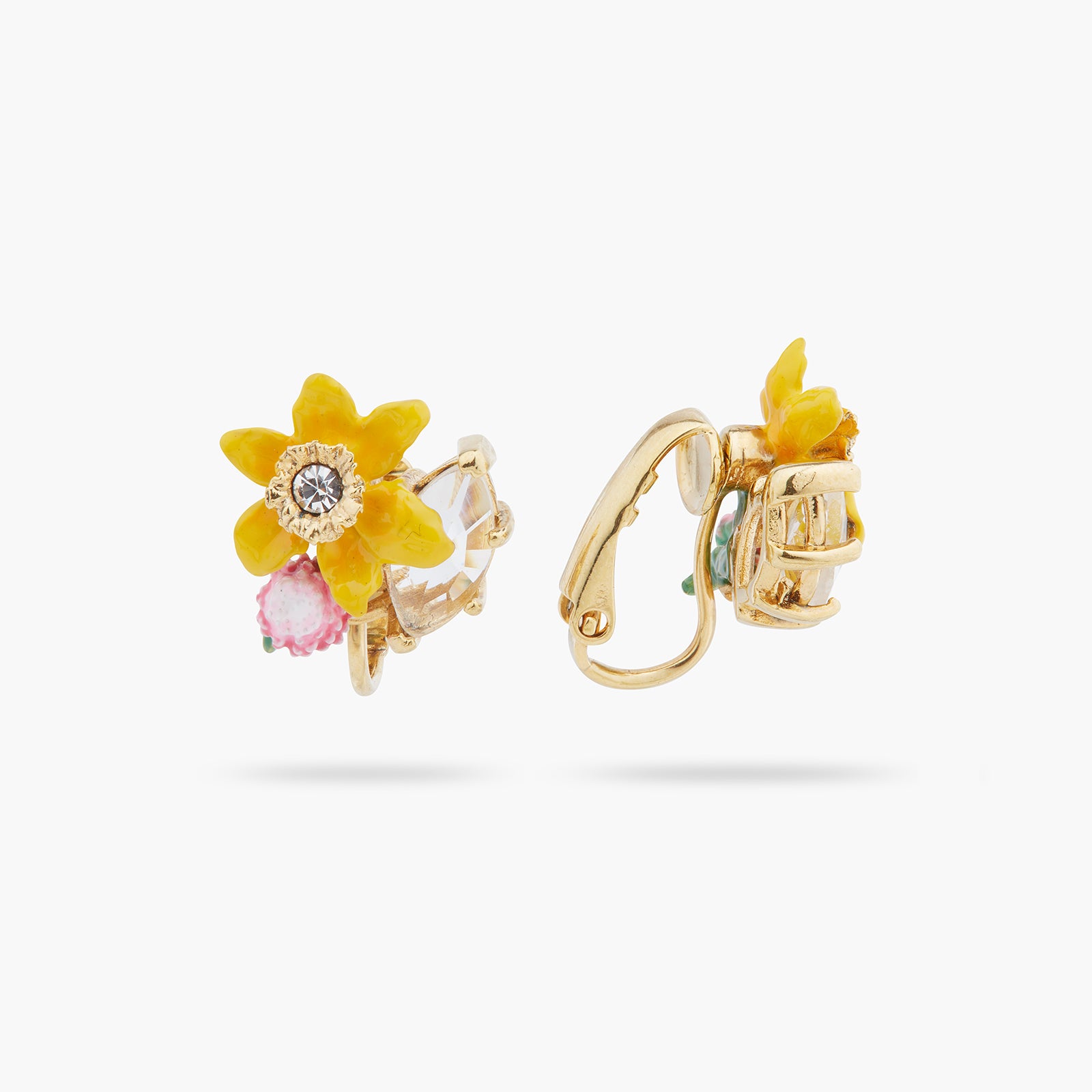 Daffodil post earrings