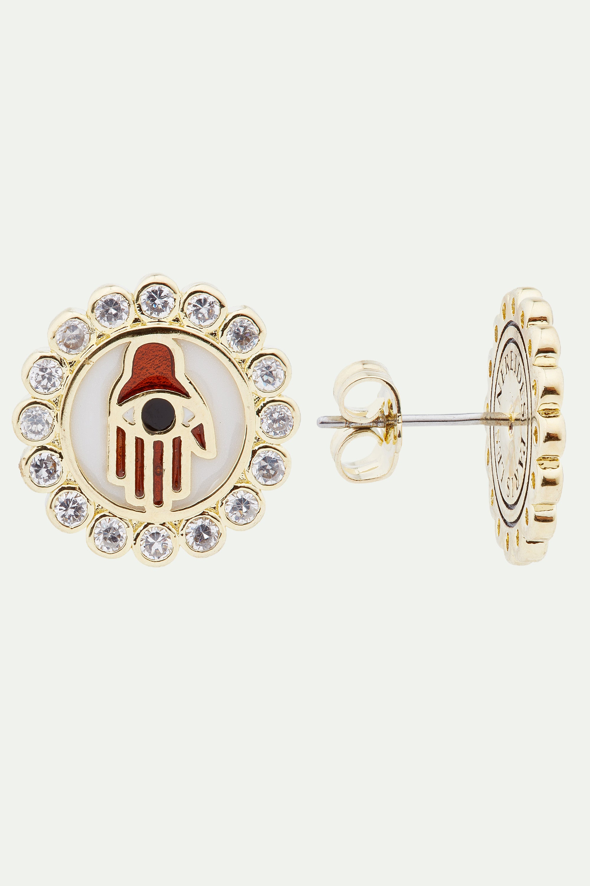 Hamsa post earrings