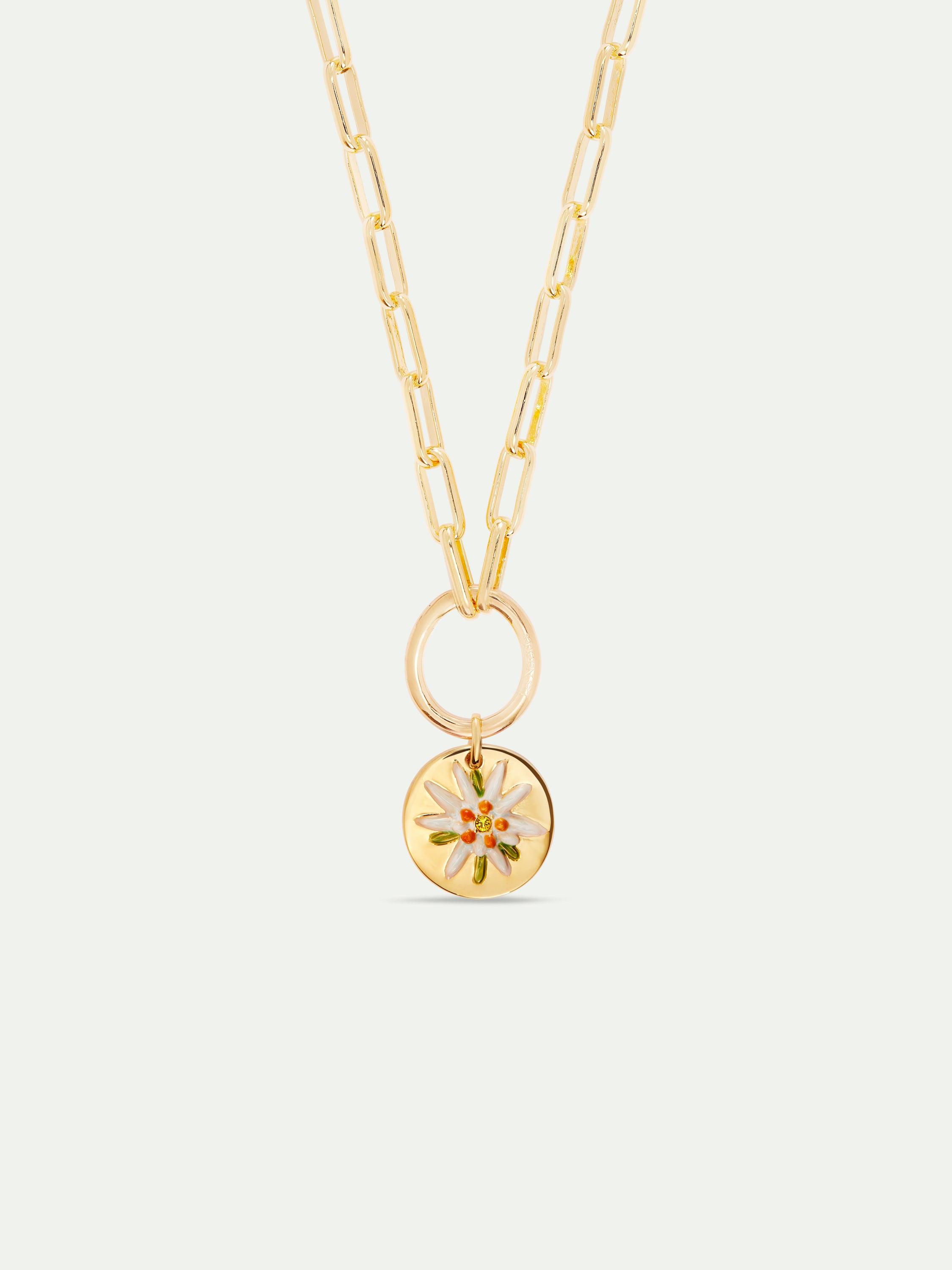 Edelweiss flower pendant