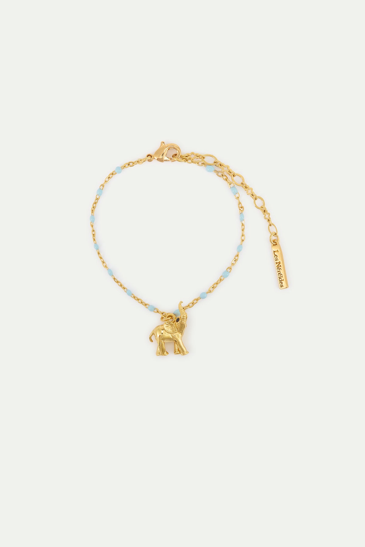 Golden elephant fine bracelet