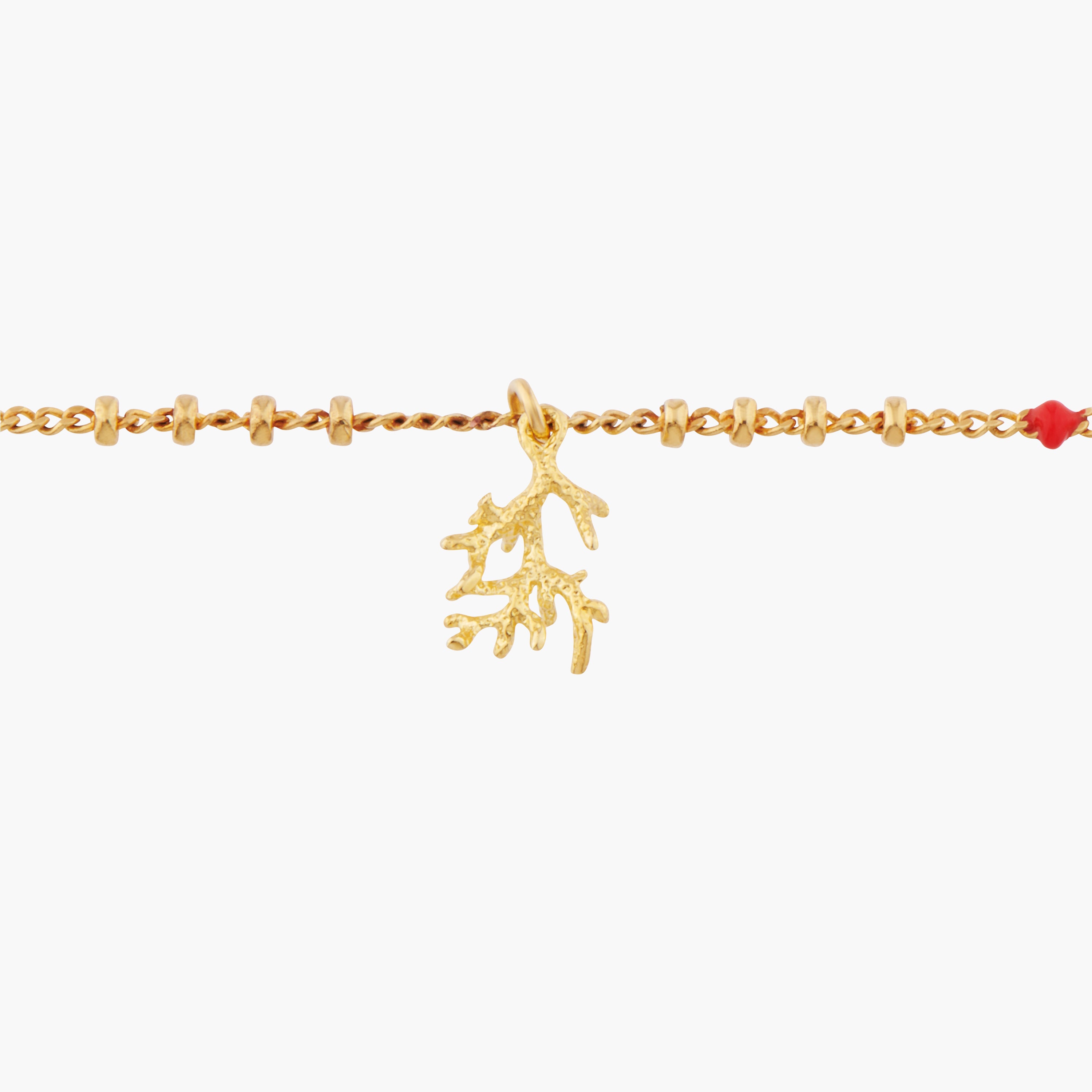 Coral Charms Bracelet