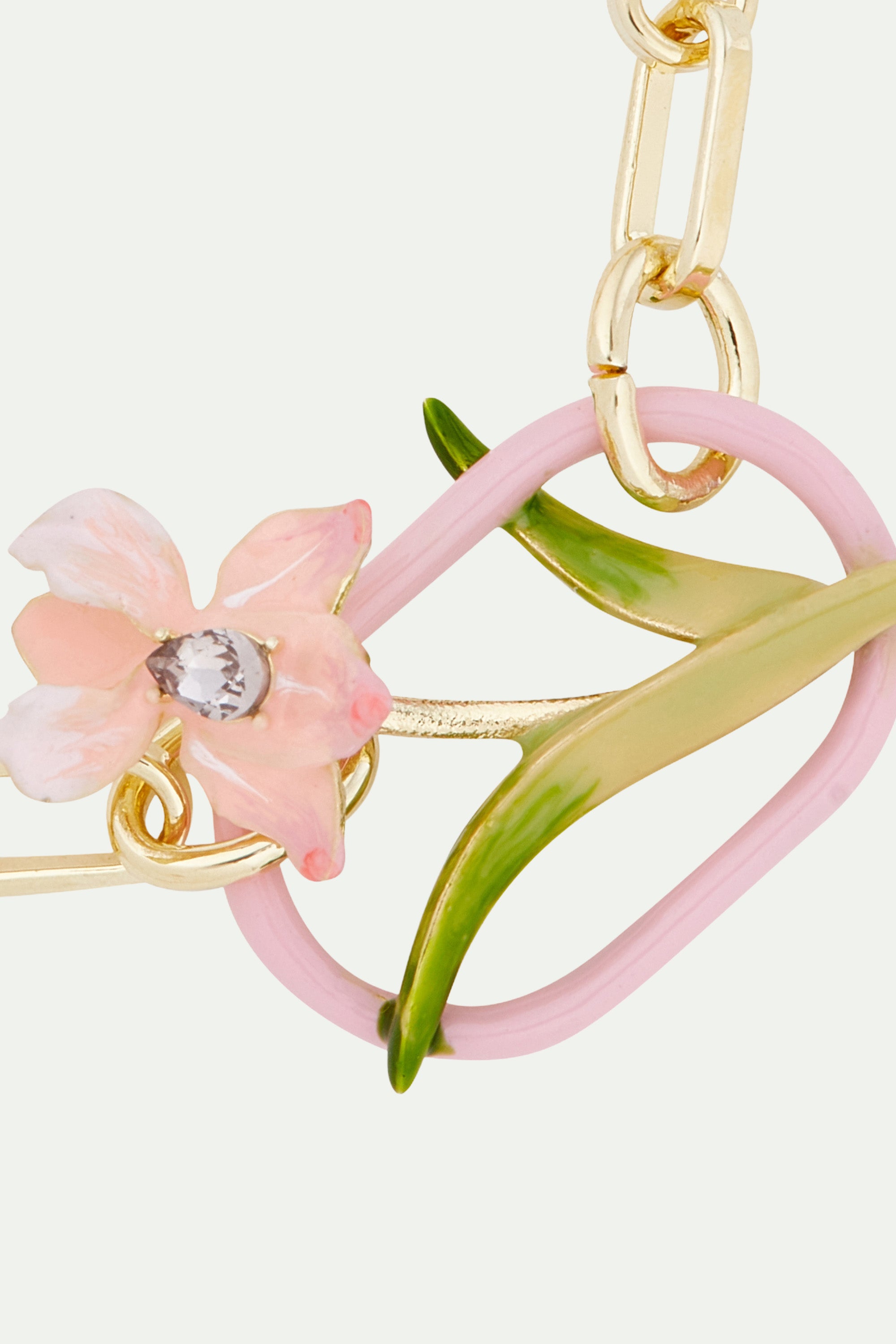 Powder pink Iris bracelet