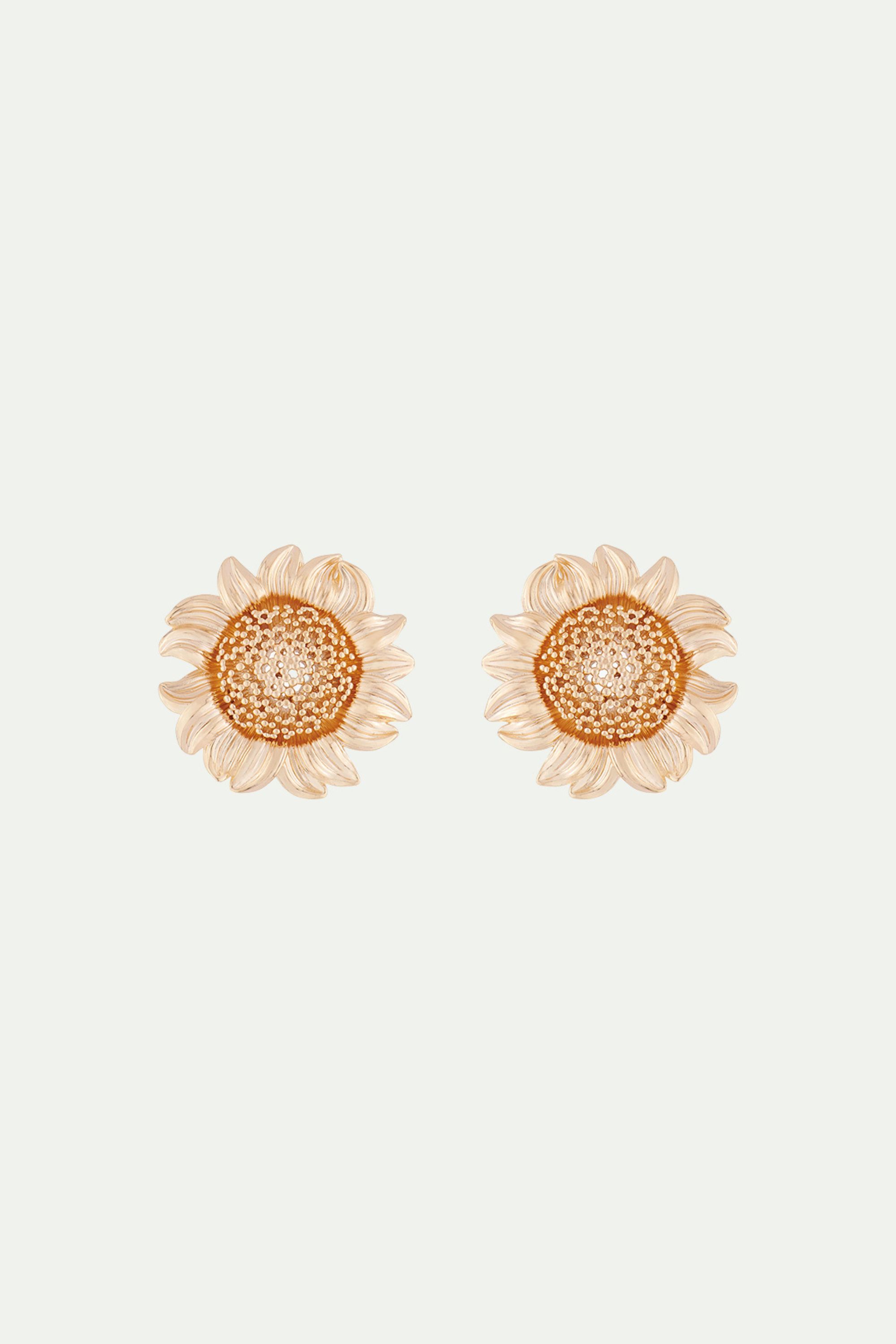 Sunflower earrings