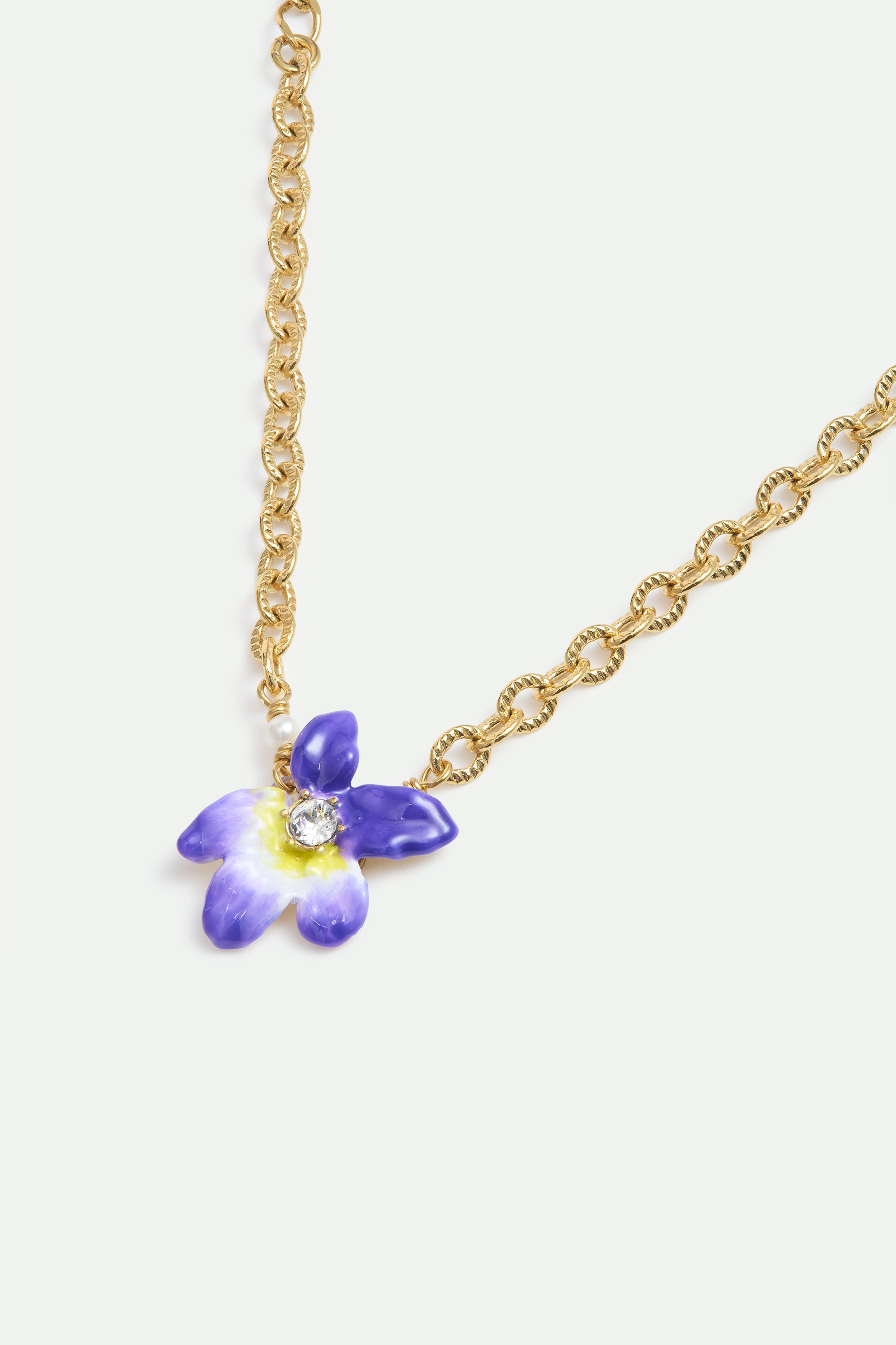 Bracelet CHAMPS DE VIOLETTES 13,5 + 3,5cm