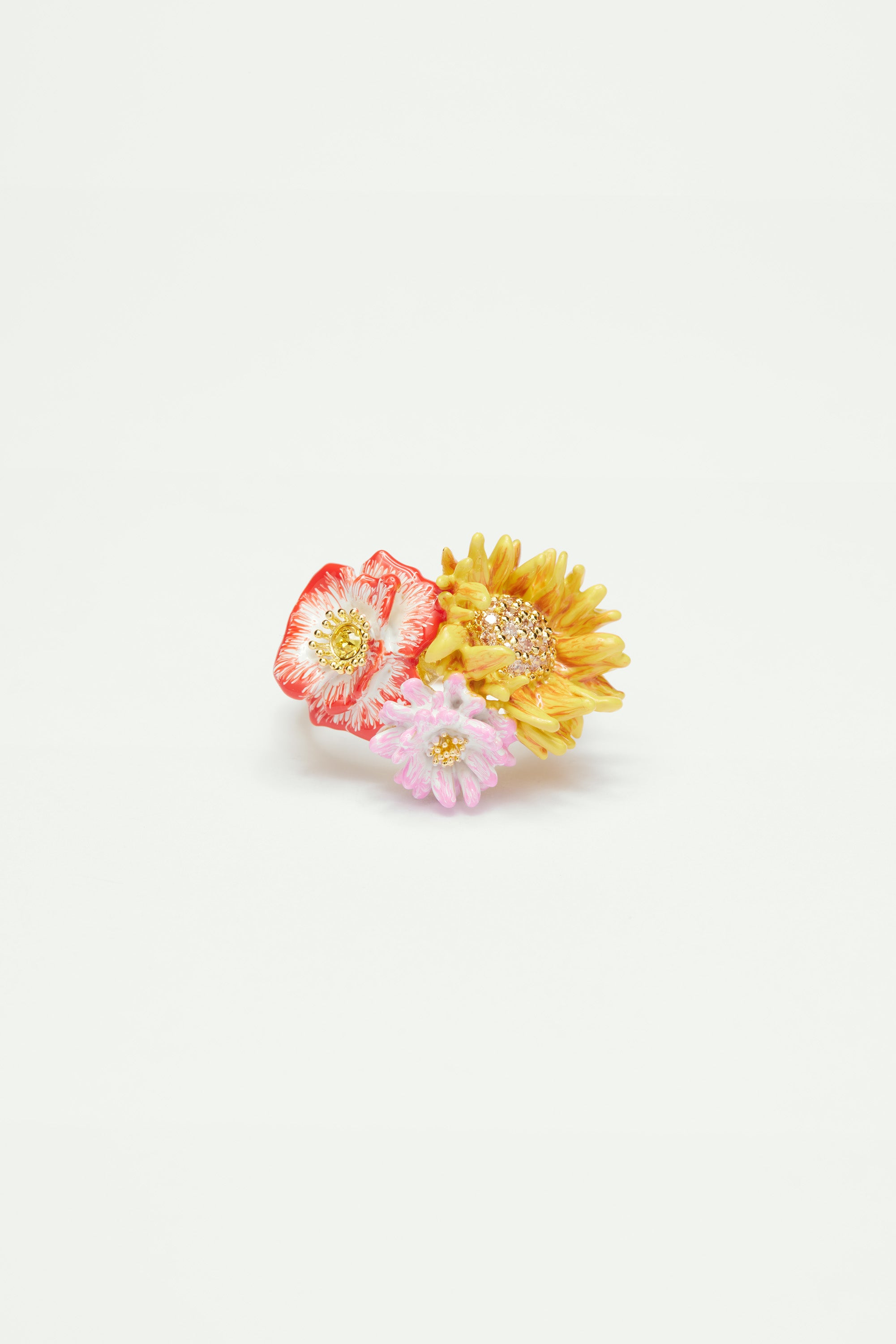 Wildflower cocktail ring