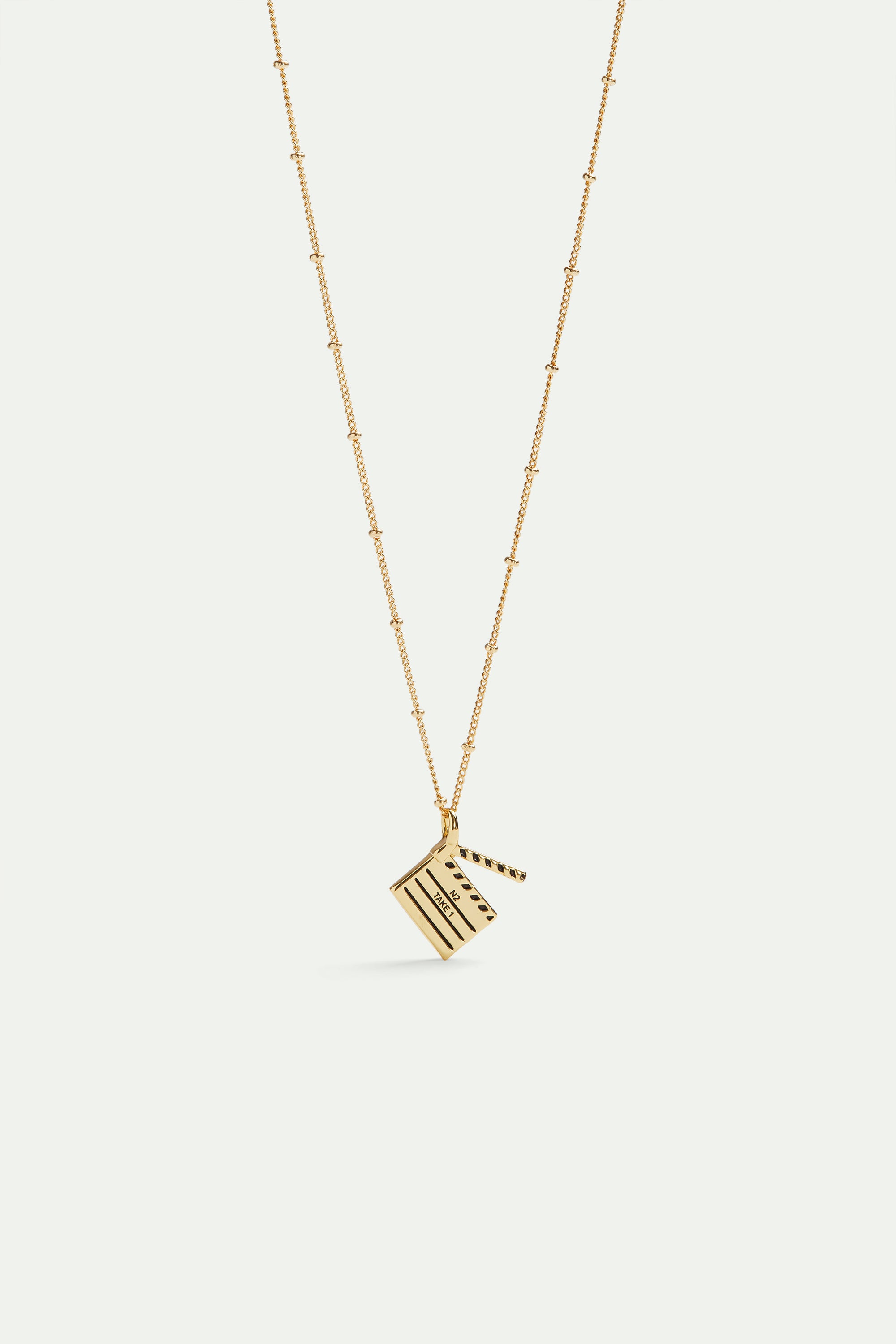 Clapperboard charm