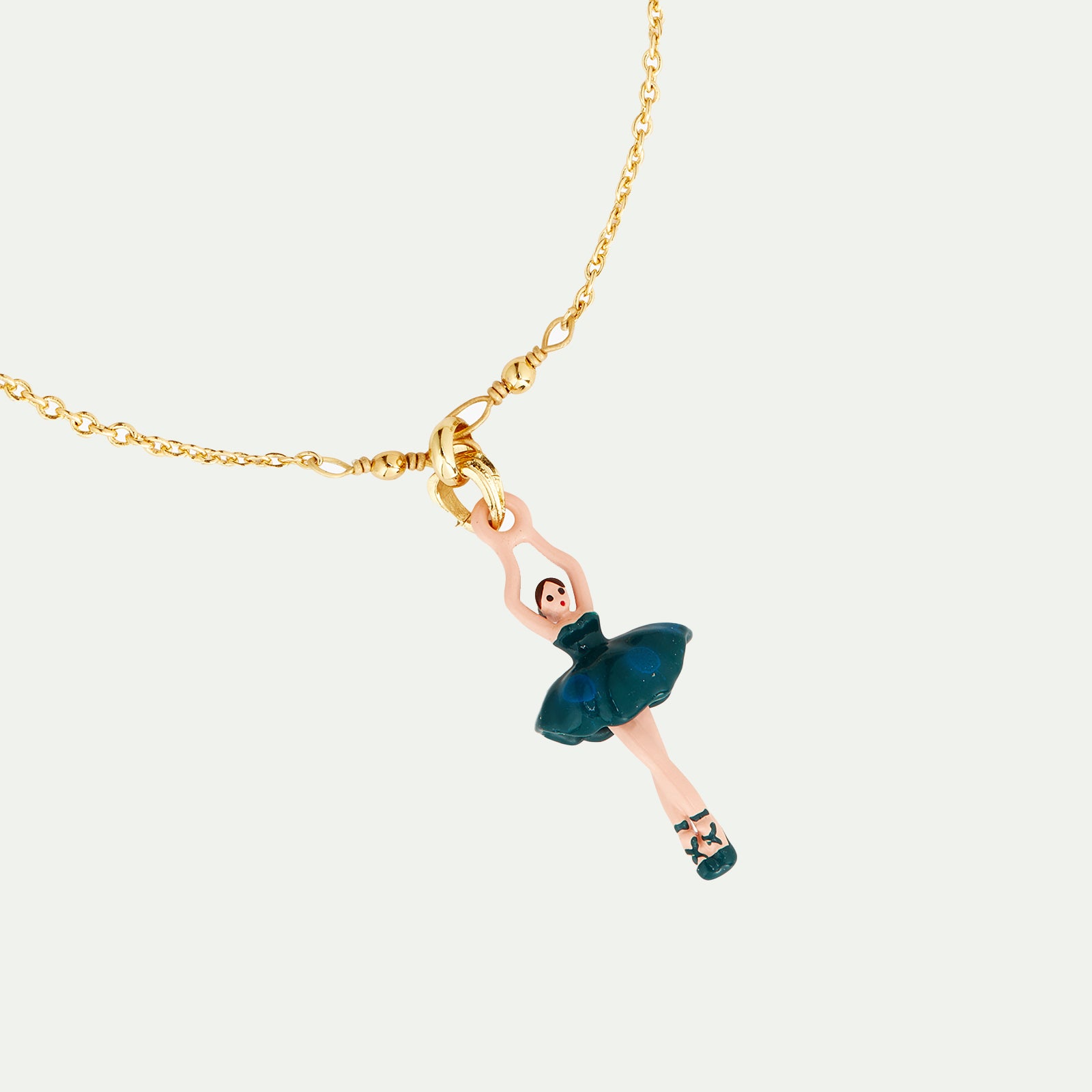 Mini ballerina prussian blue fine bracelet