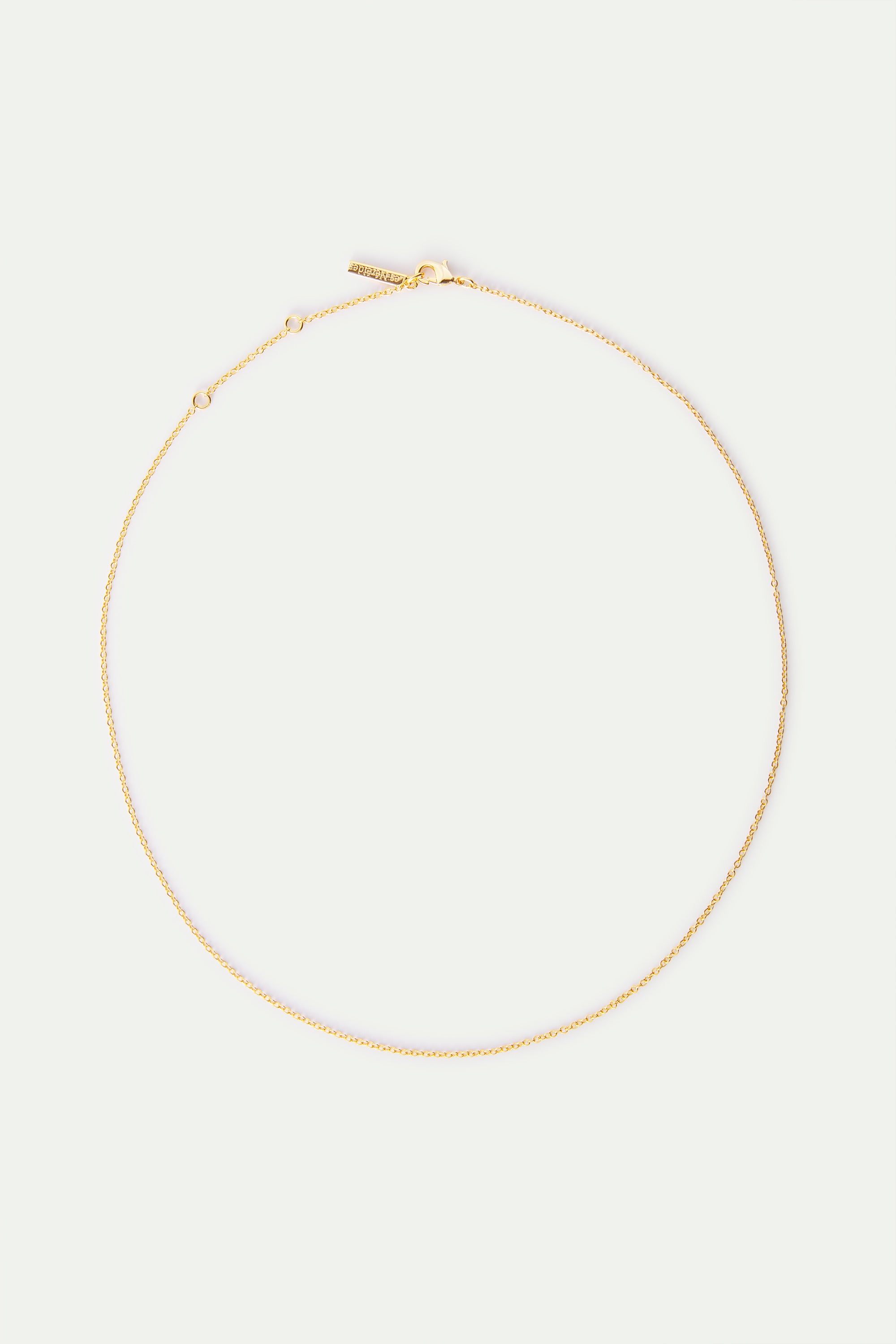 Fine cable chain necklace