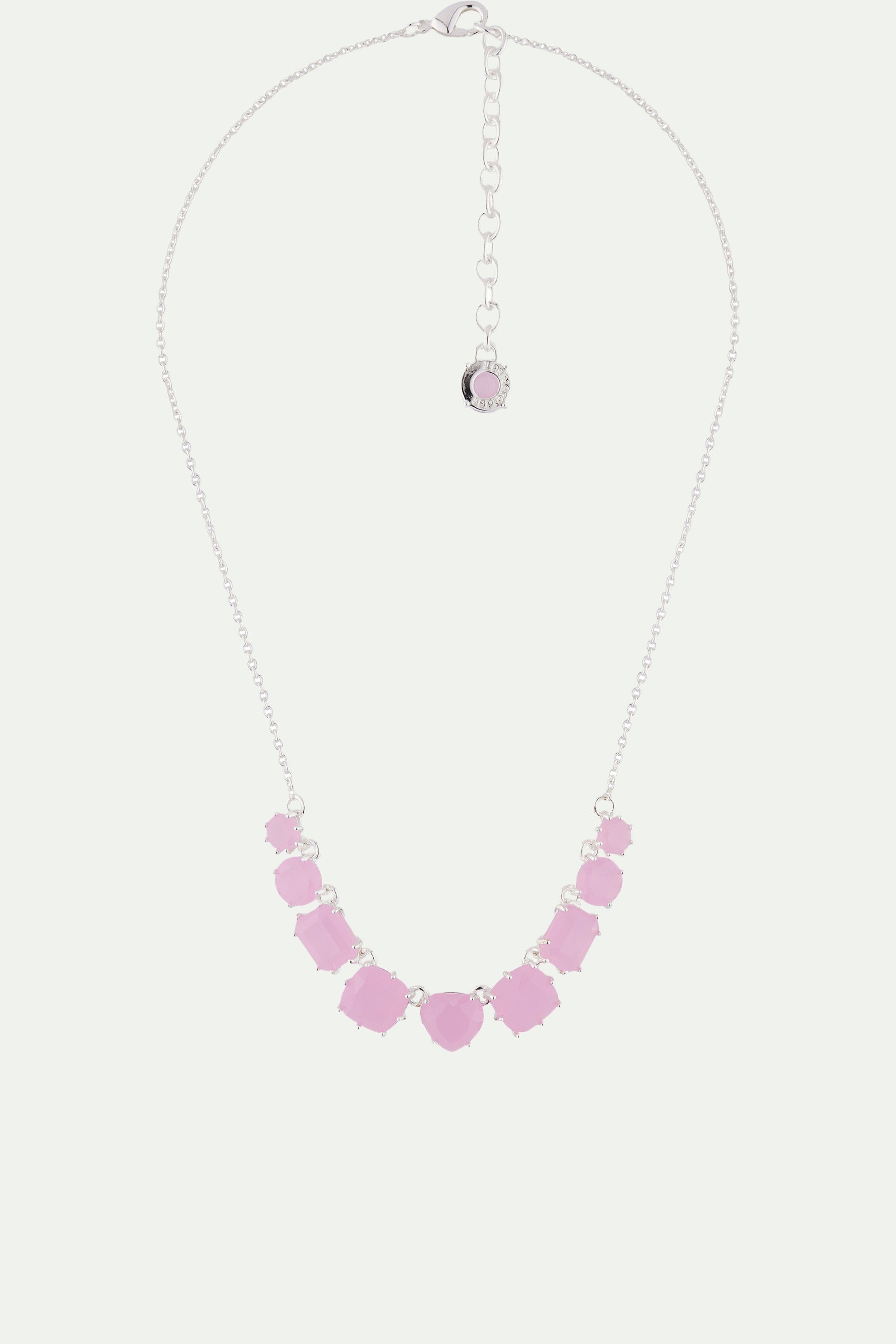 9 pink stones La Diamantine necklace