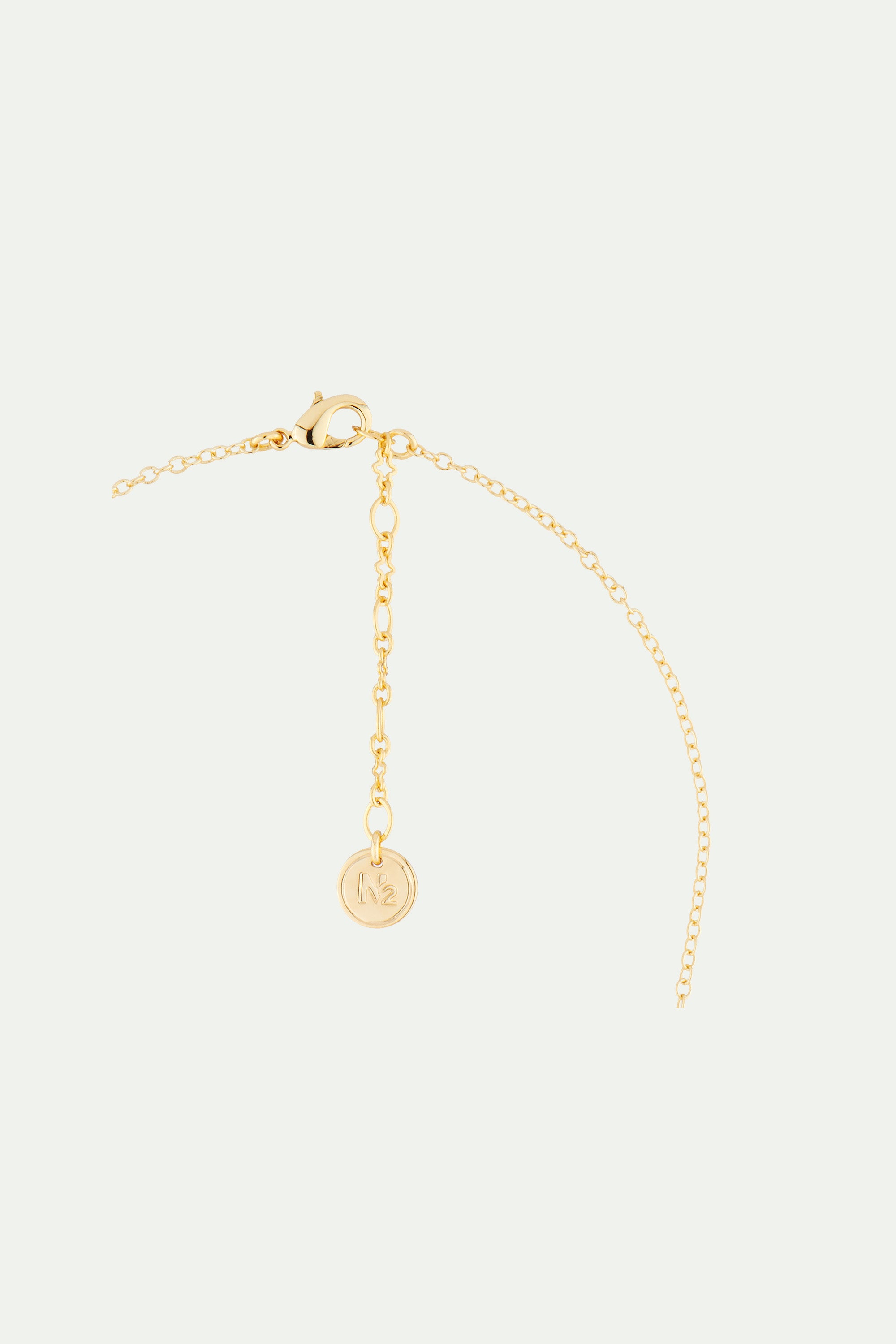 Alice and White Rabbit Tea Time Pendant Necklace