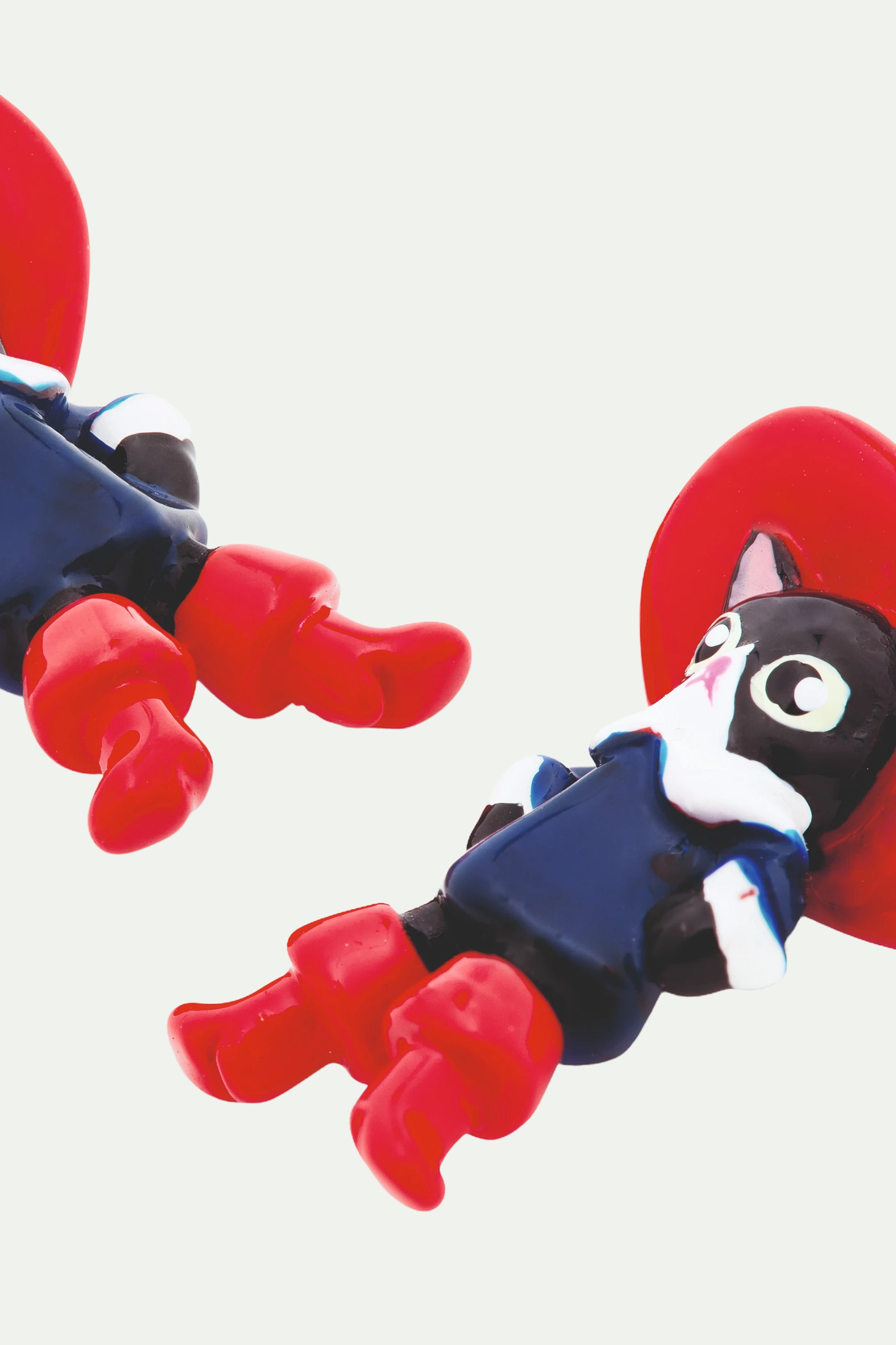 Charming cat post earrings