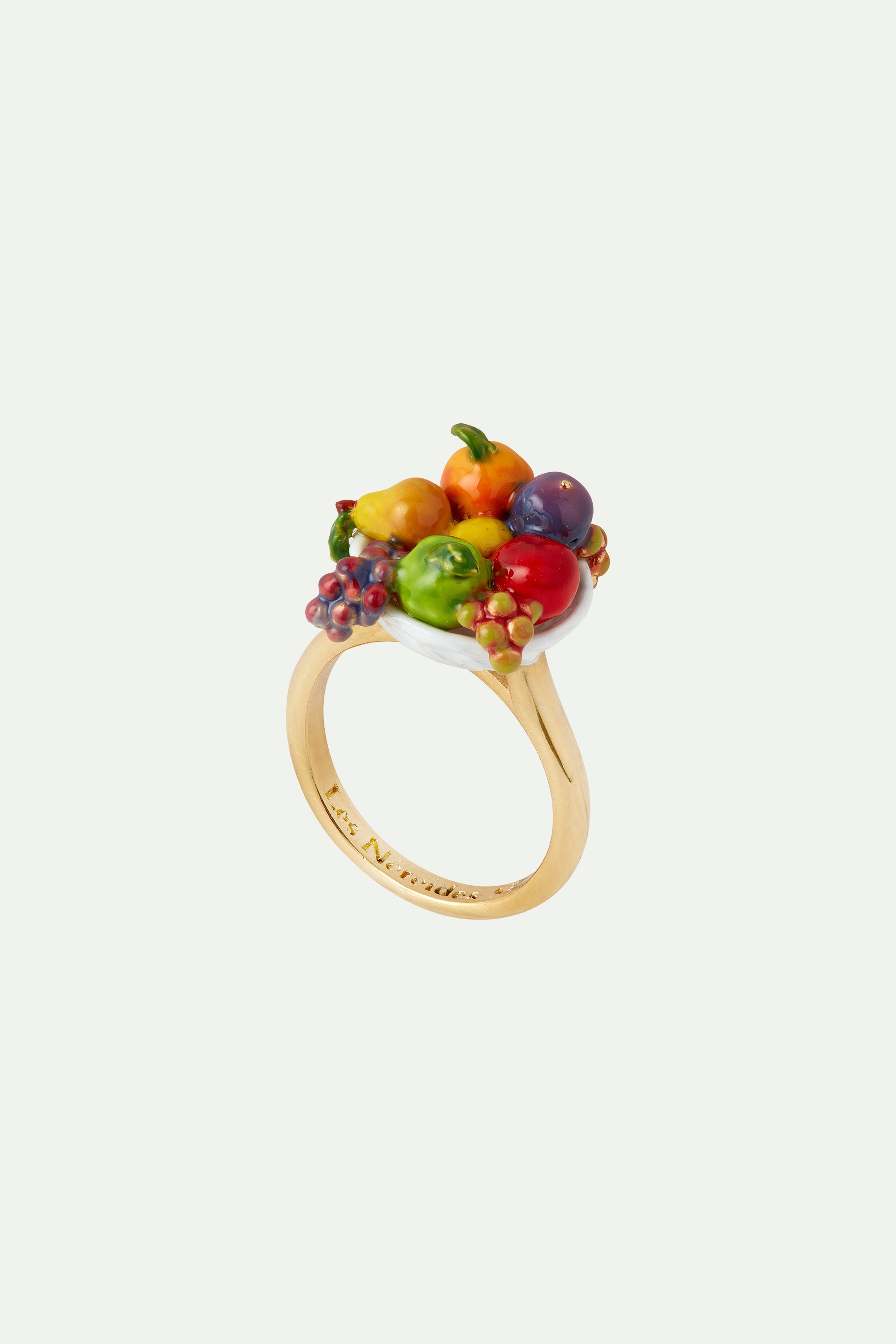 Fruit bowl cocktail ring