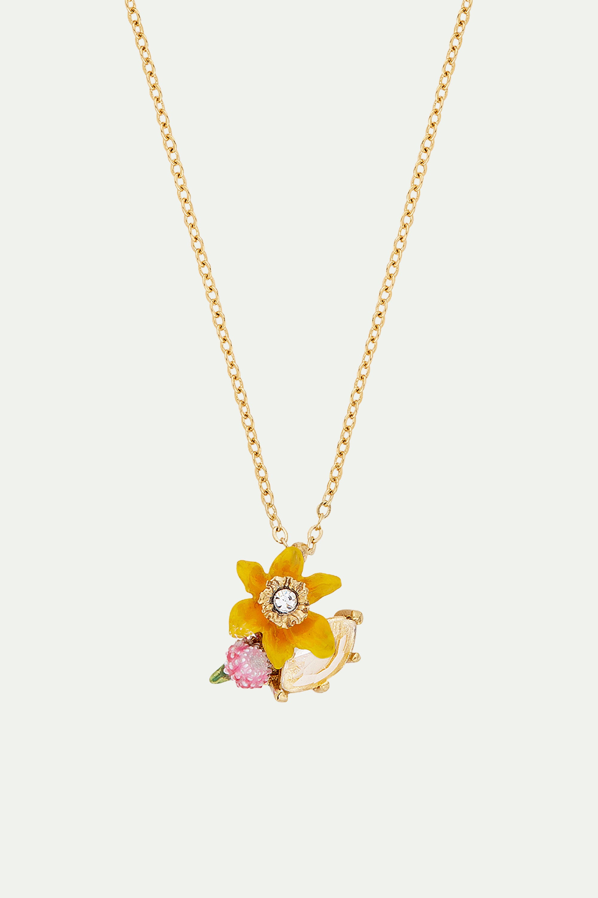 Daffodil pendant necklace