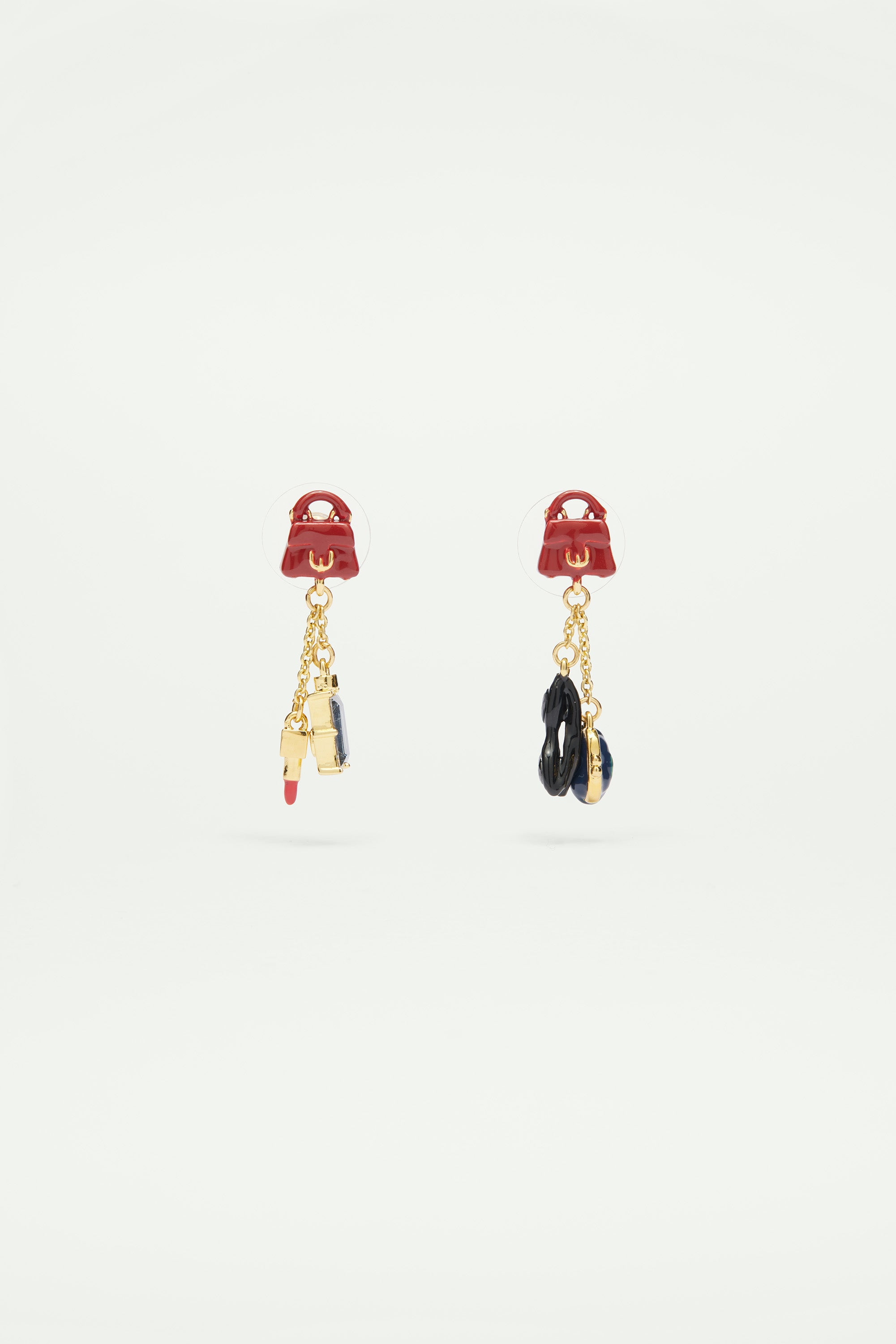 Paris souvenir asymmetrical earrings