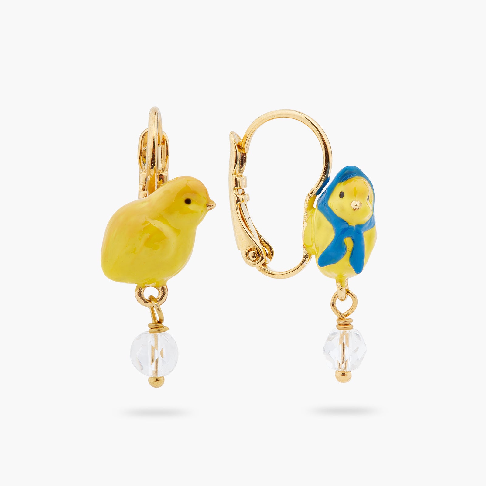 Easter chick sleeper earrings