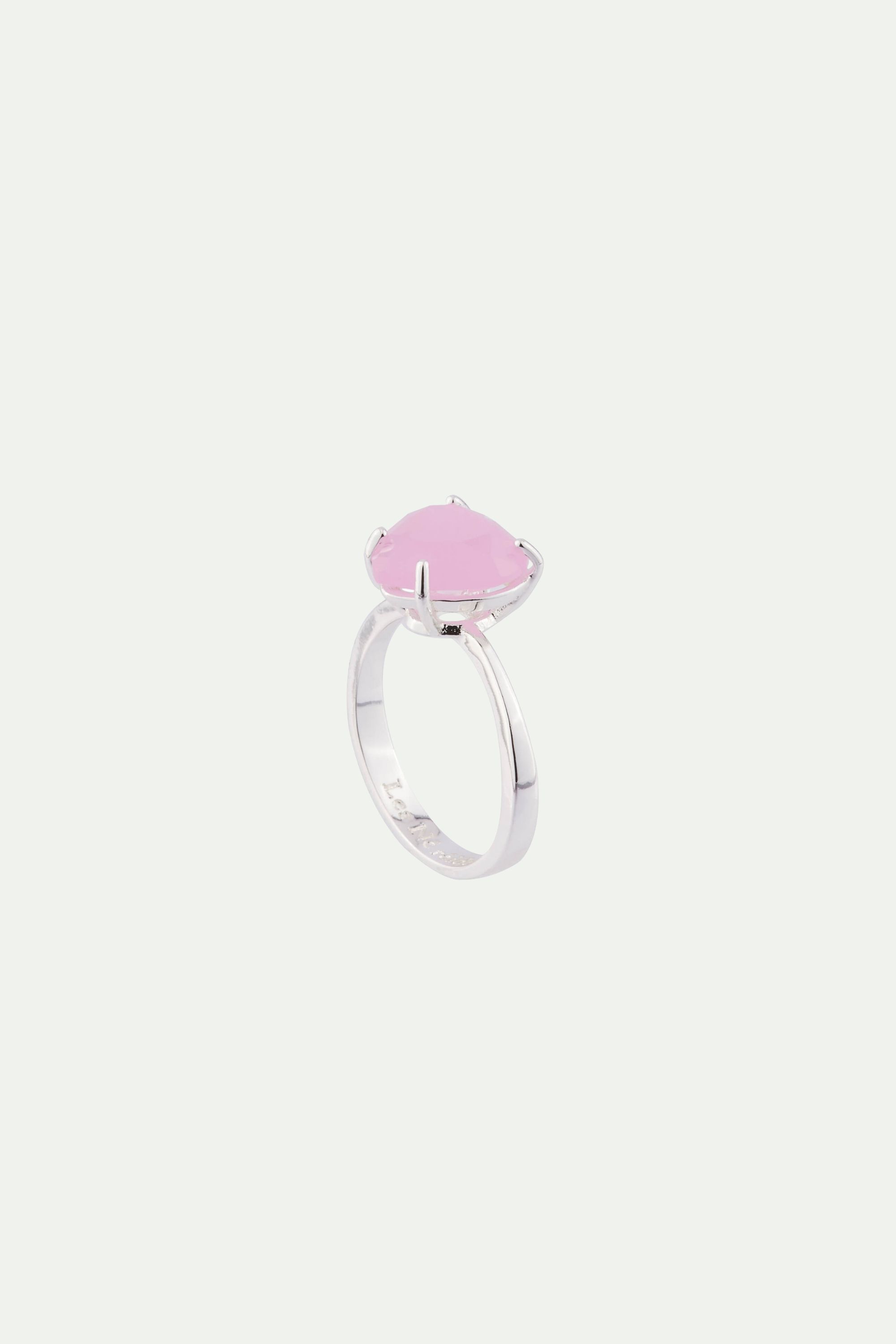 Pink heart stone La Diamantine ring