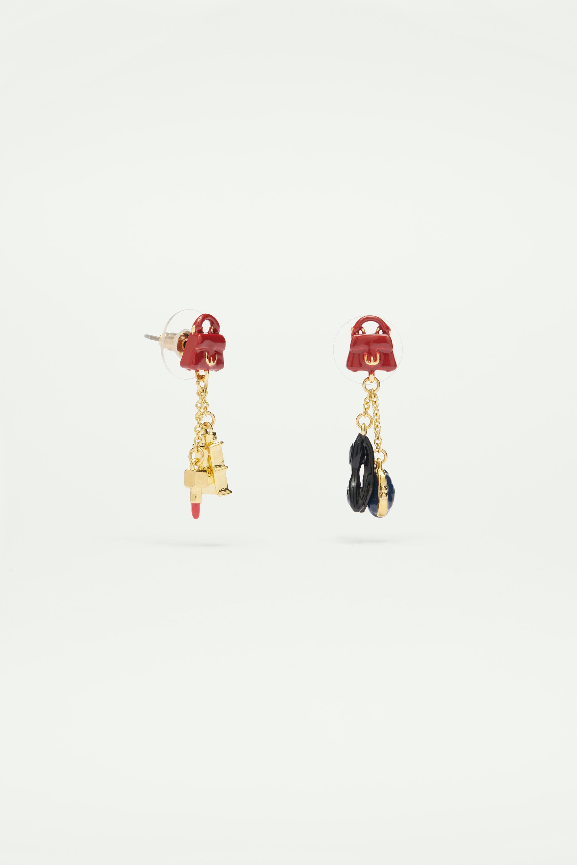 Paris souvenir asymmetrical earrings