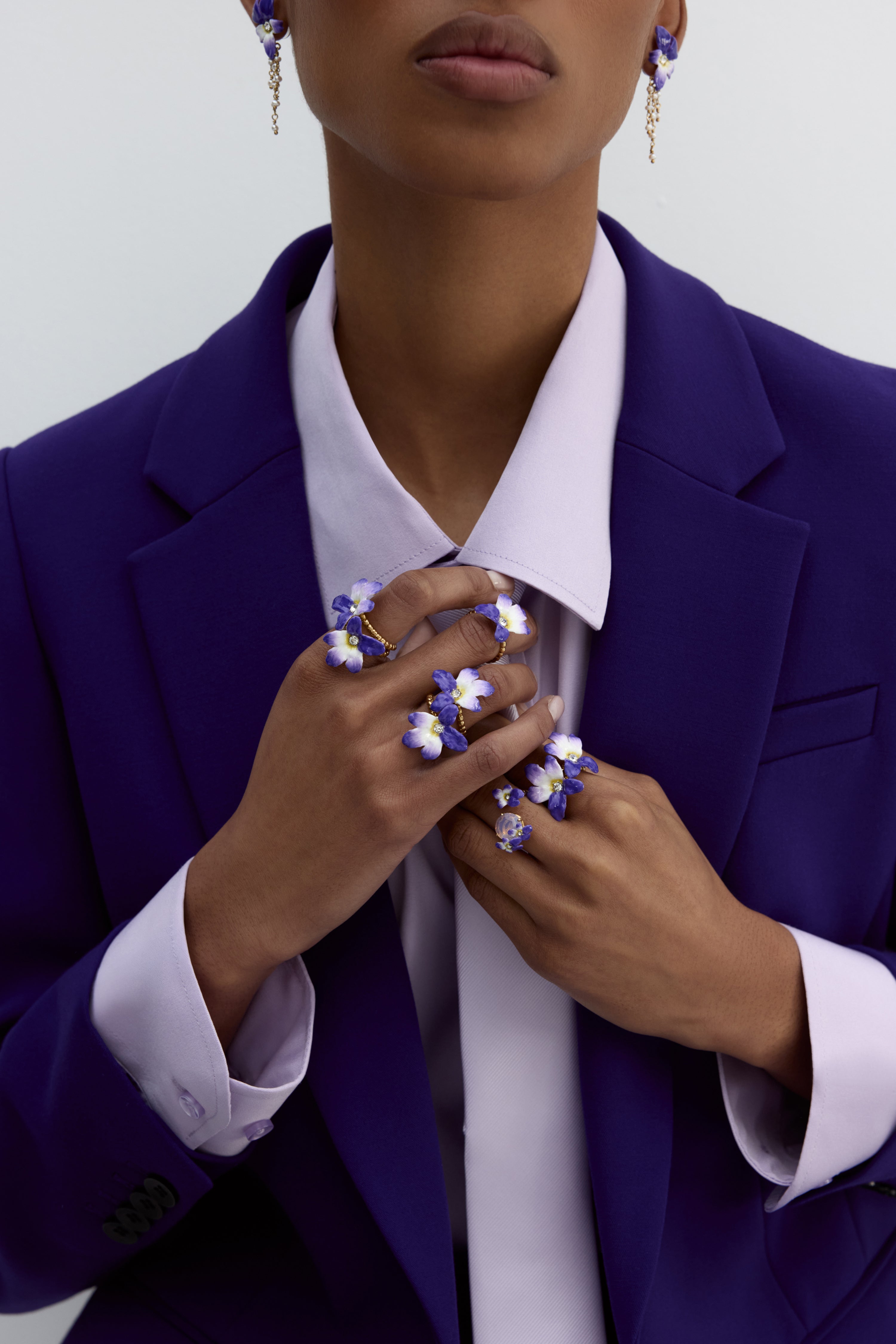 Adjustable Ring CHAMPS DE VIOLETTES