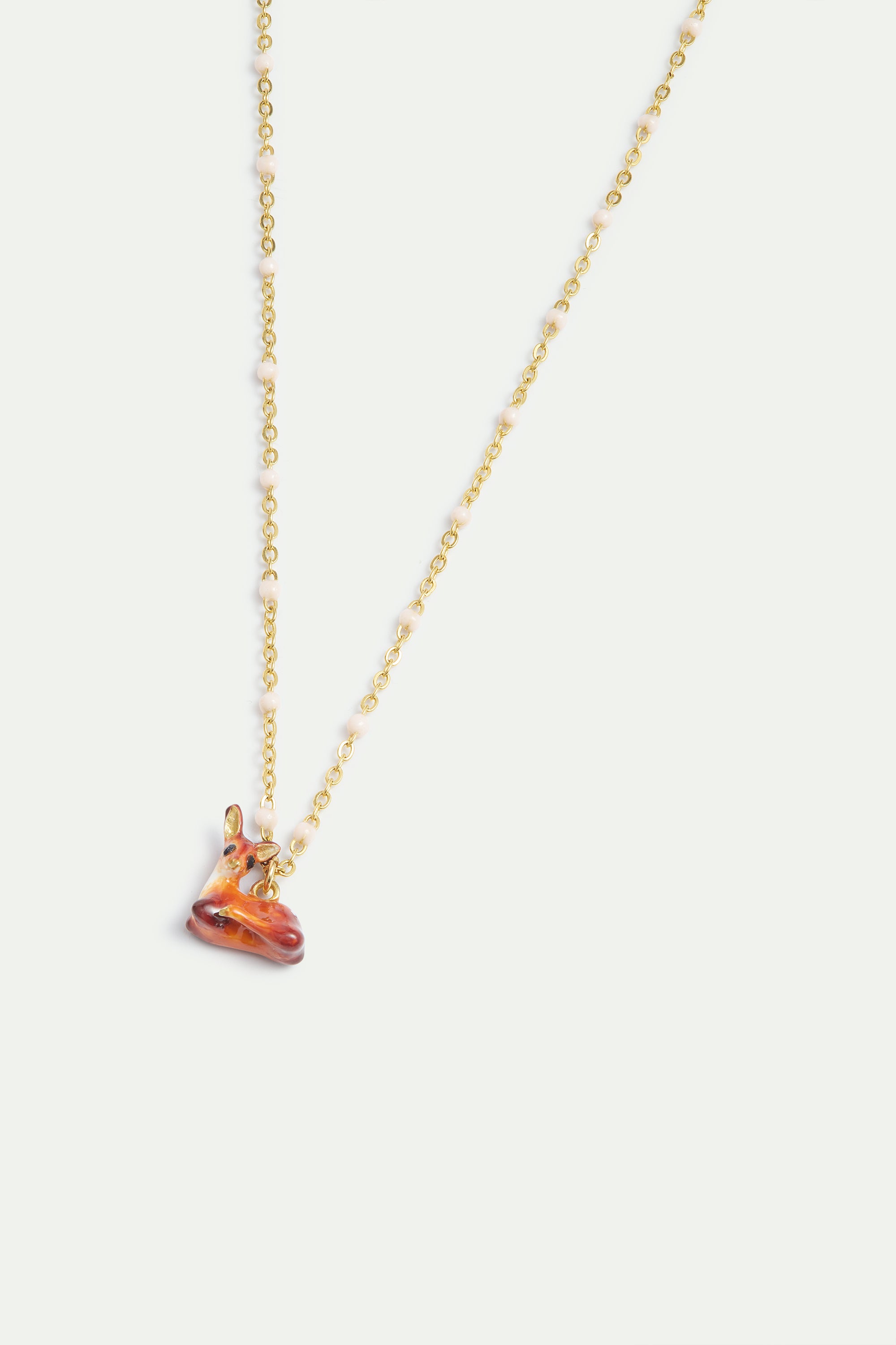 Necklace fawn LES NEREIDES LOVE ANIMALS
