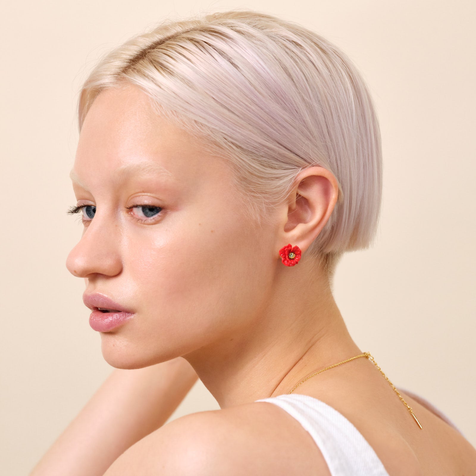 Poppy post earrings
