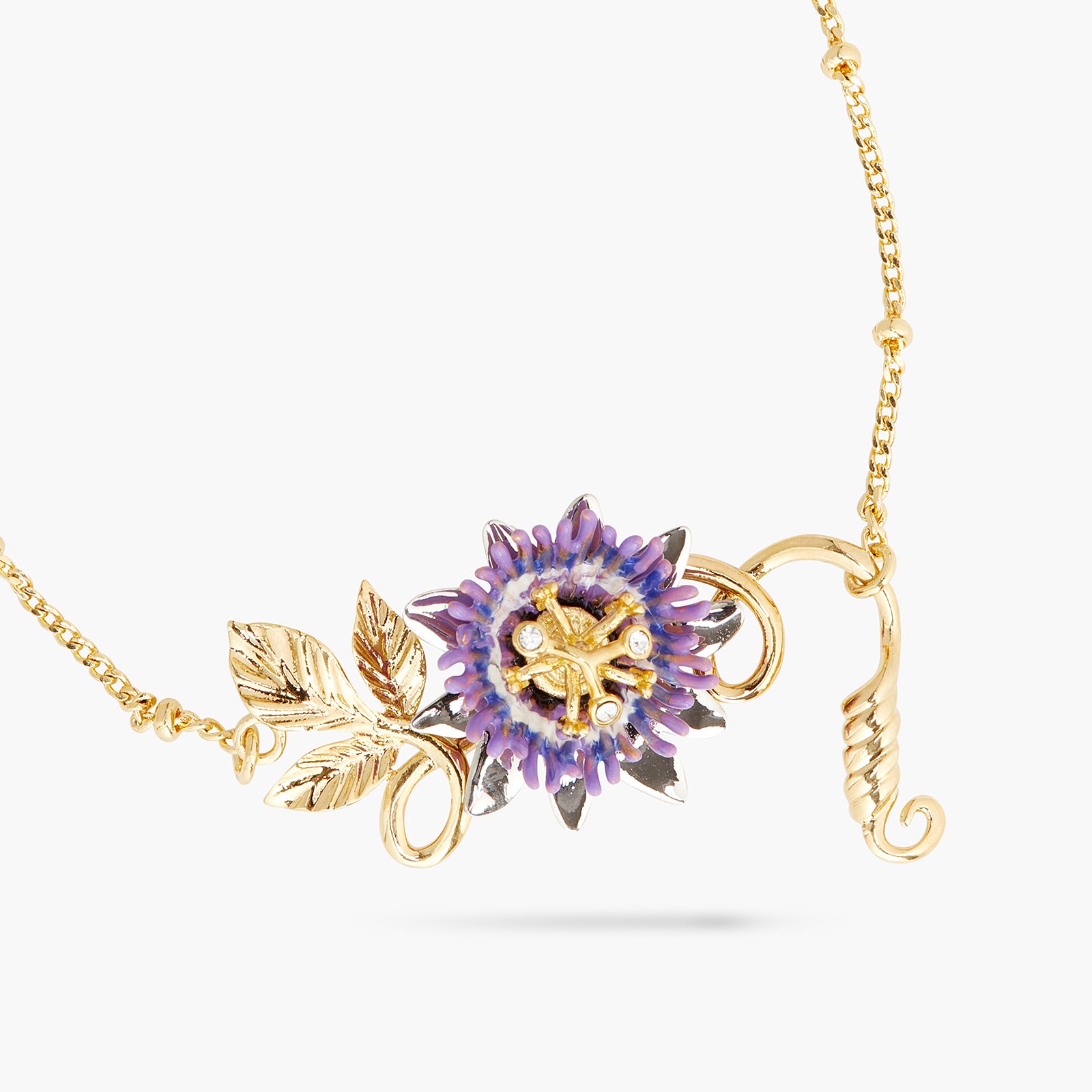 Passionflower thin bracelet