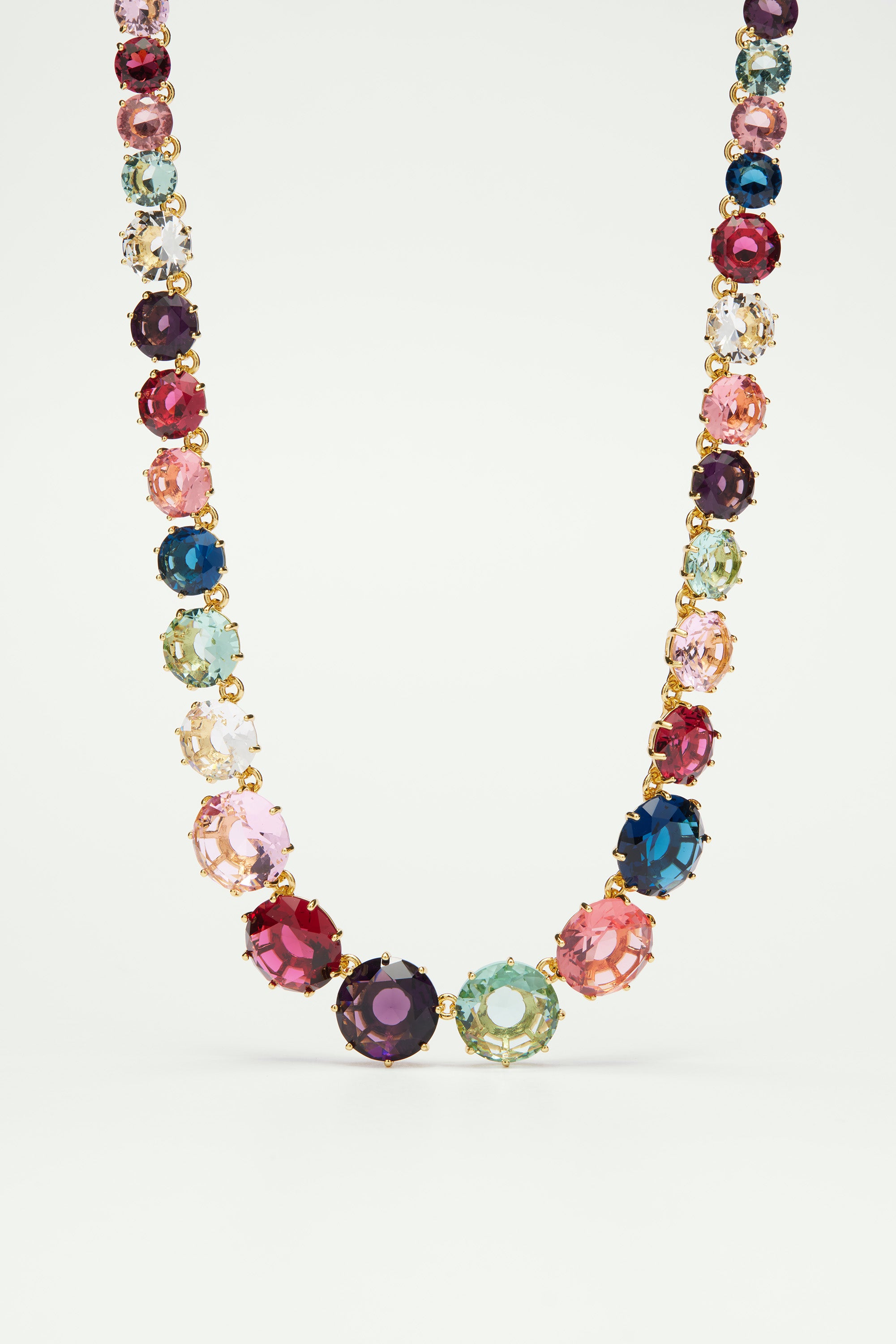Round stones La Diamantine Multicoloured Long necklace