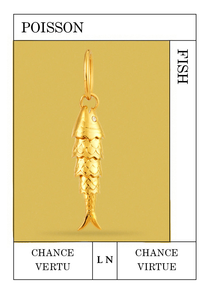 Fish pendant, luck and virtue