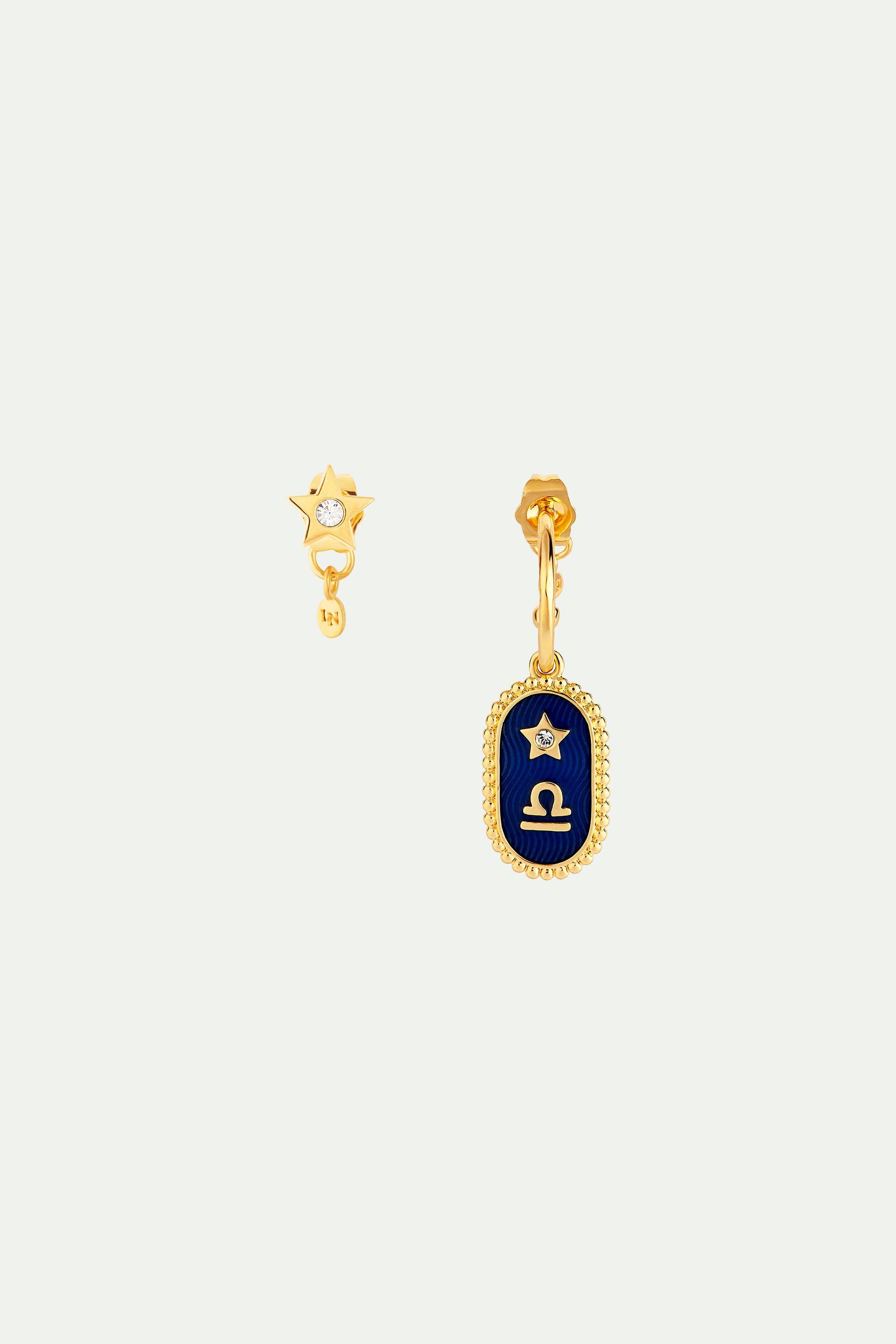 Libra Zodiac Sign Stud Earrings