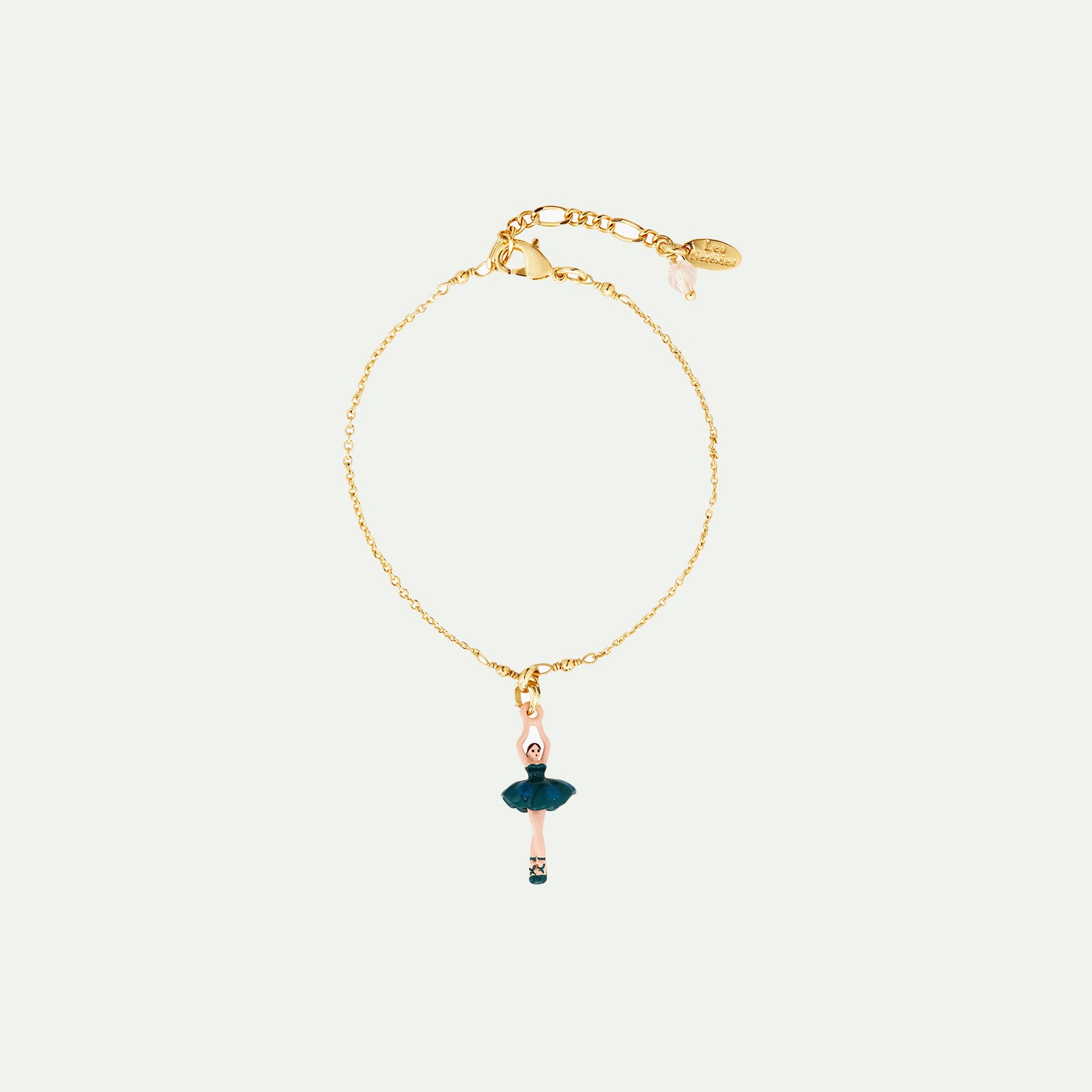 Mini ballerina prussian blue fine bracelet