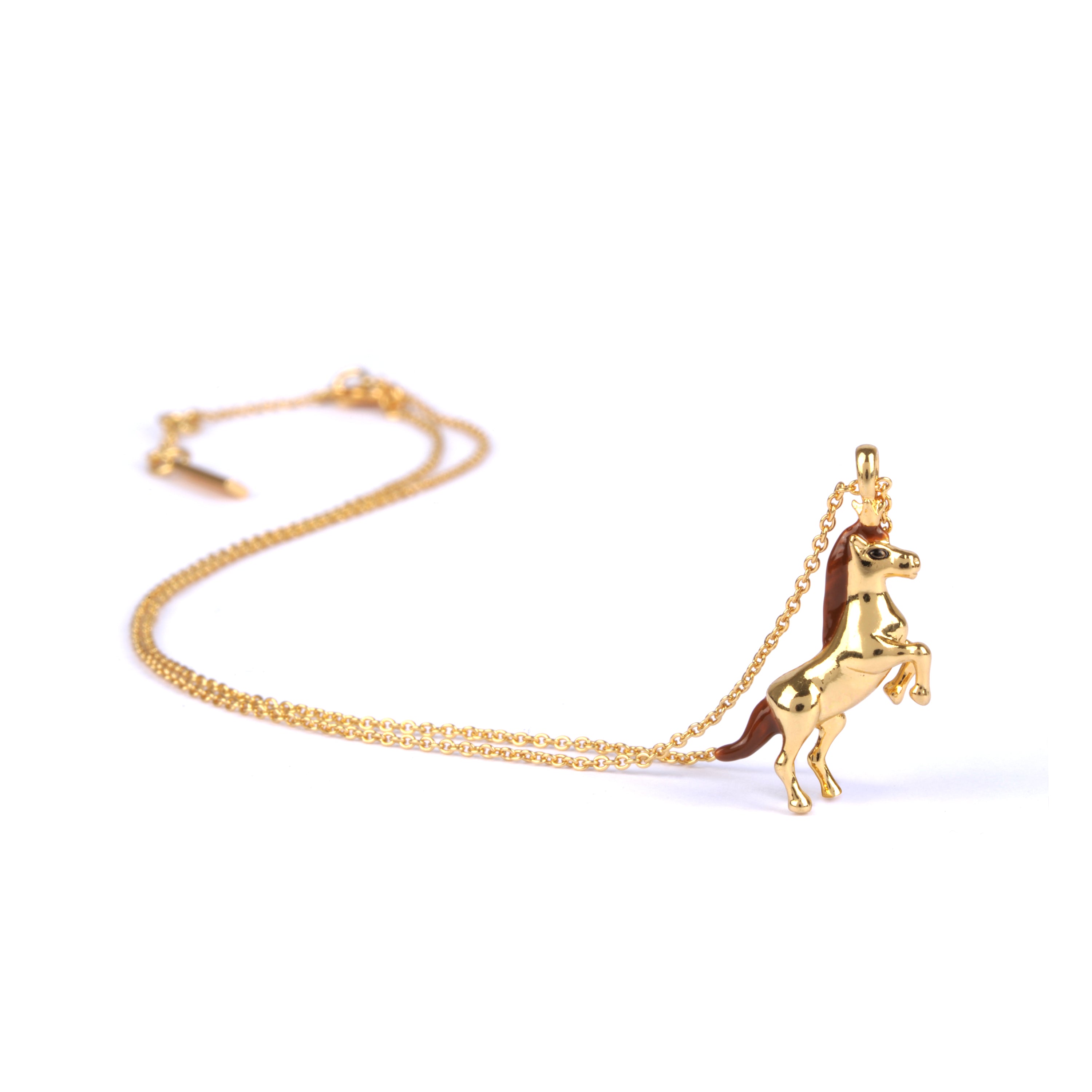 Necklace CNY 2014 gold horse