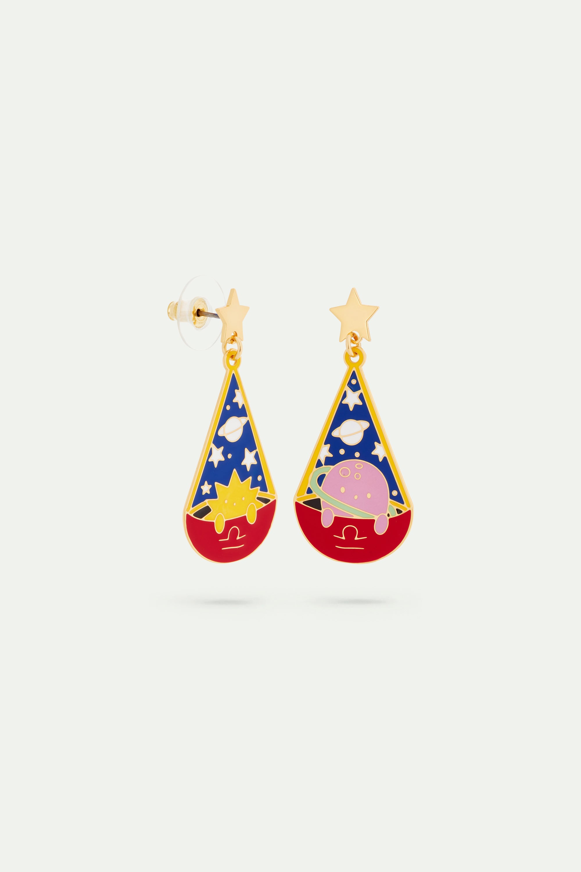 Libra astrological sign earrings