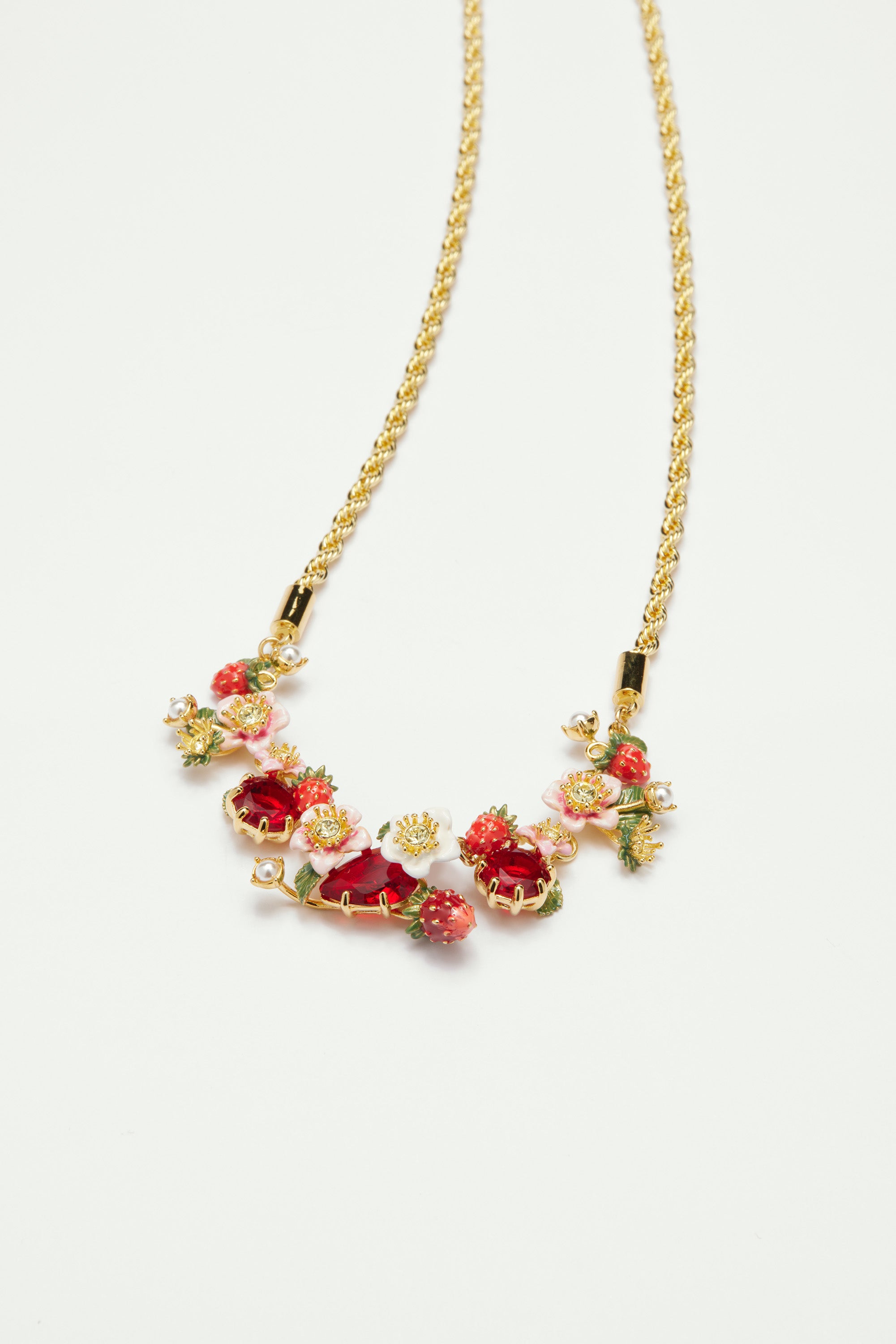 Spring burst statement necklace