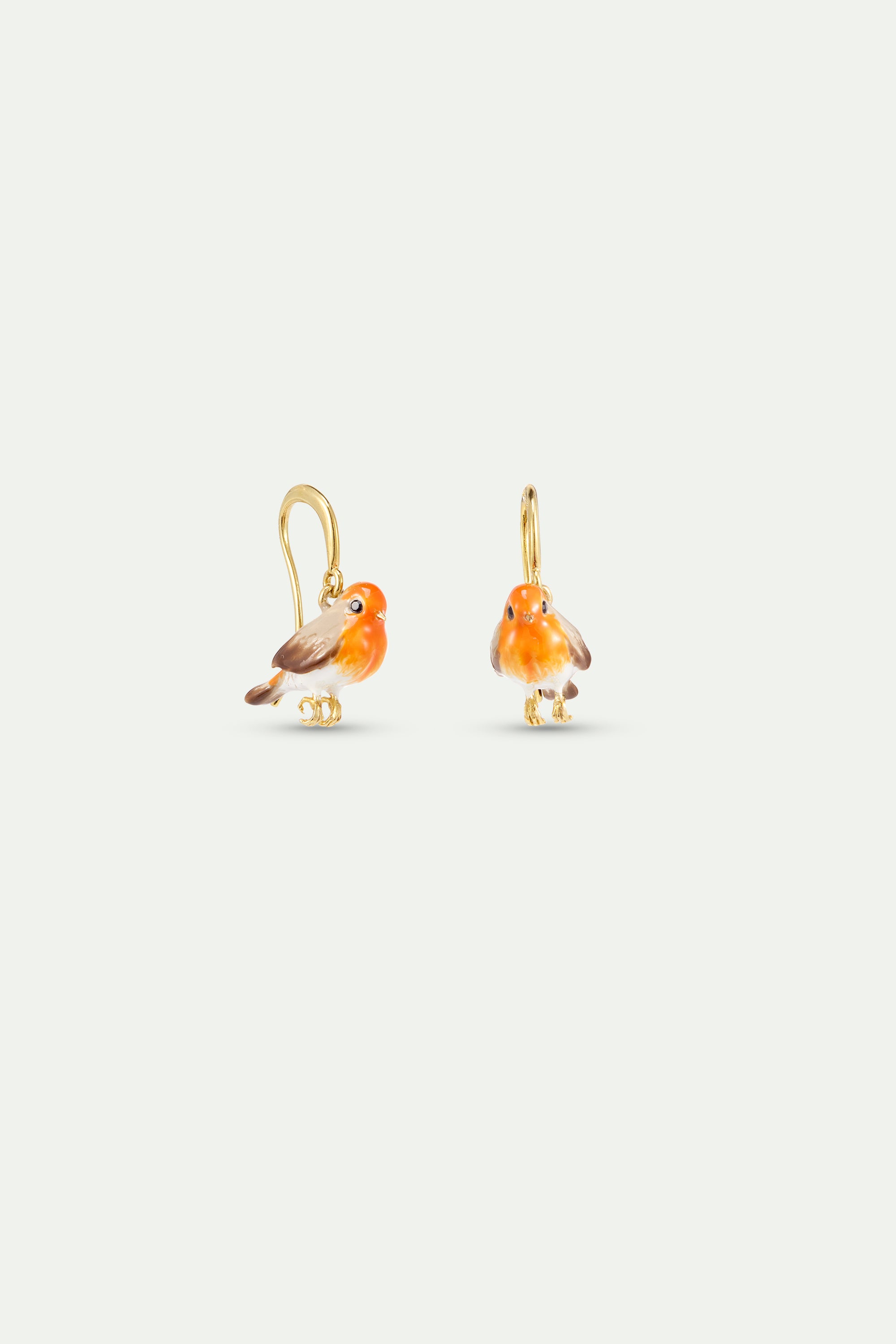 Hook Earrings bird LES NEREIDES LOVE ANIMALS