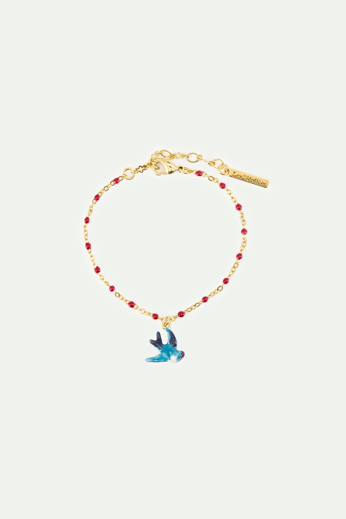 Blue swallow fine bracelet