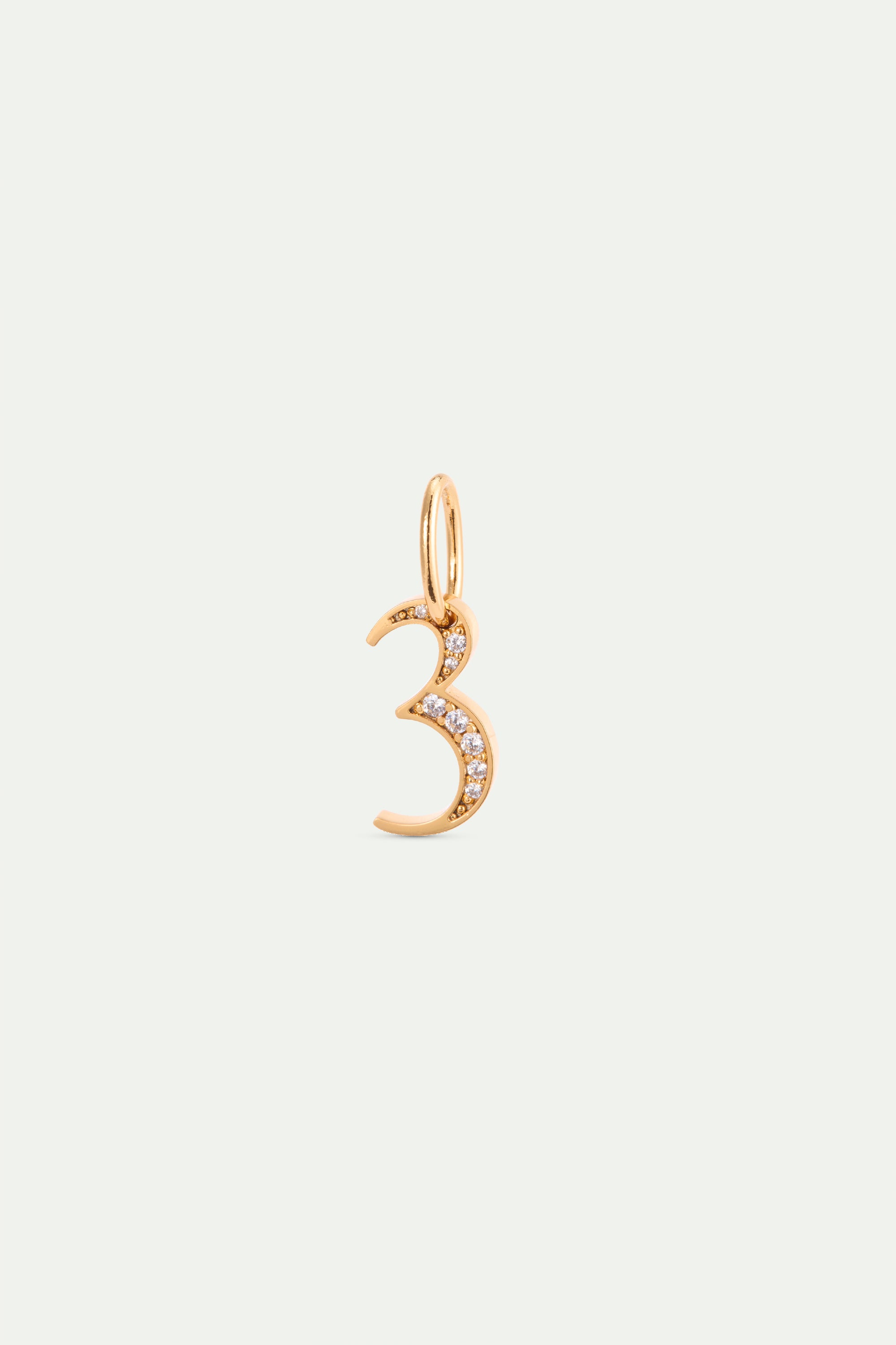 Number 3 pendant, creativity and generosity