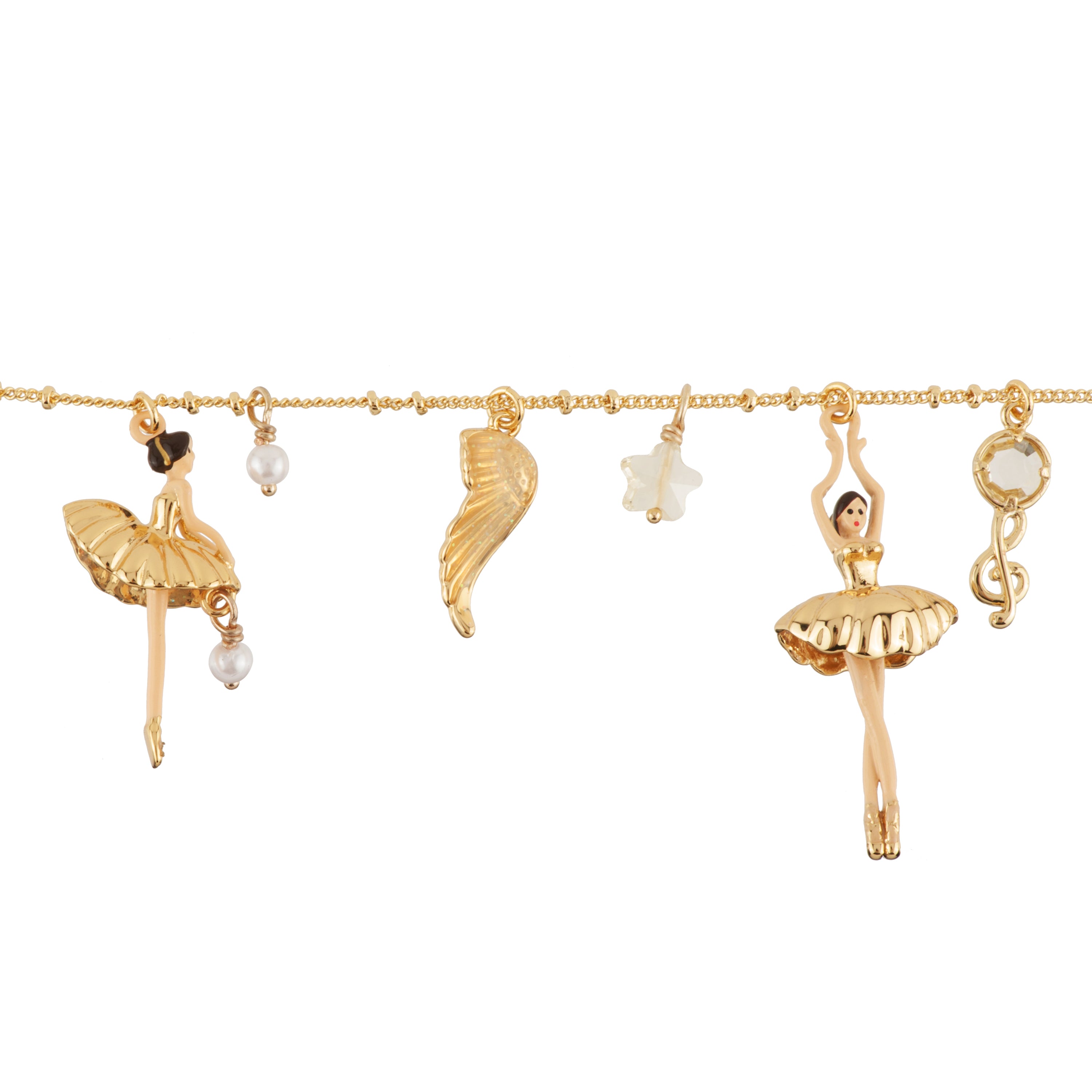 Bracelet 16.5+5cm Pas De Deux Multi-elements GOLD