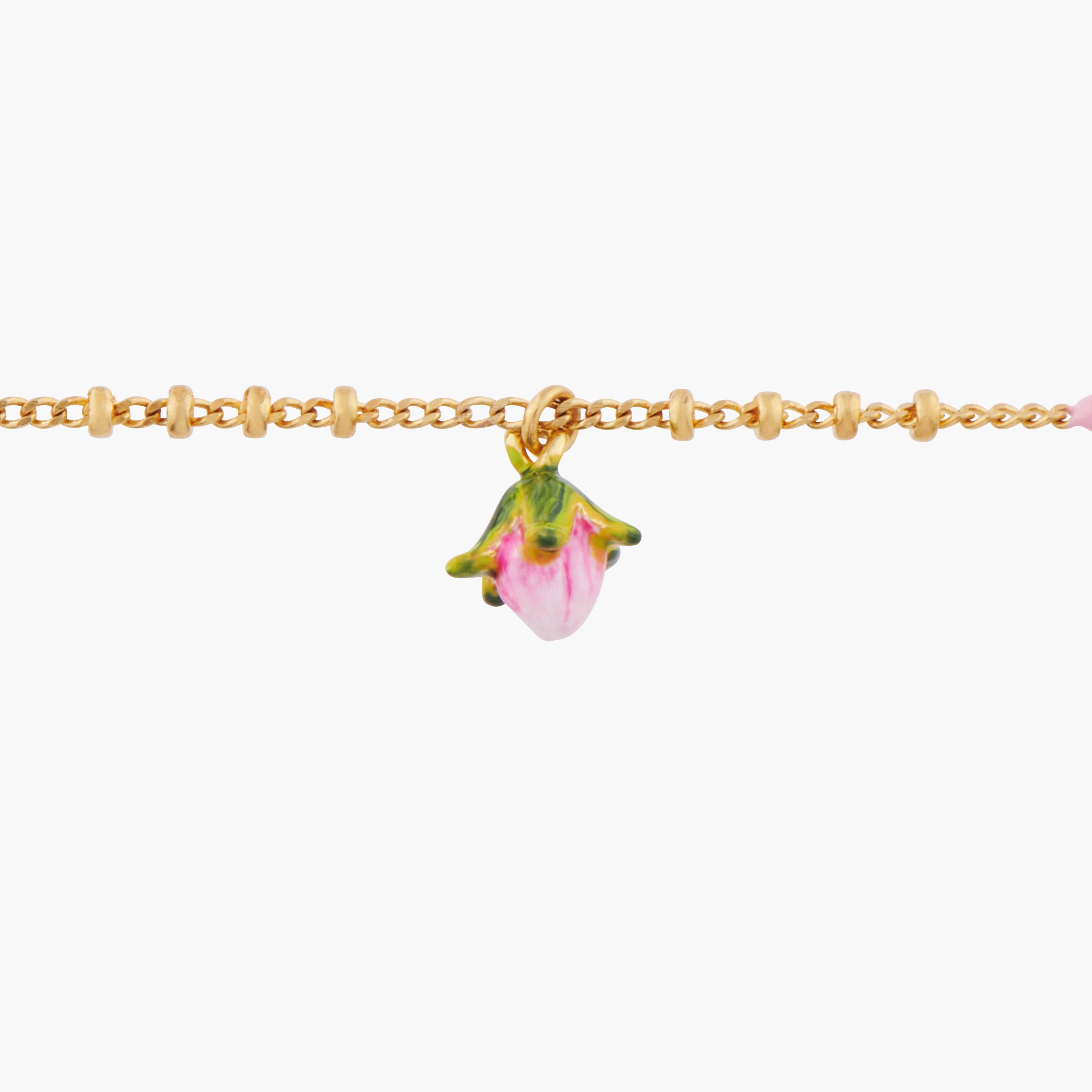 Rose Bud Charms Bracelet