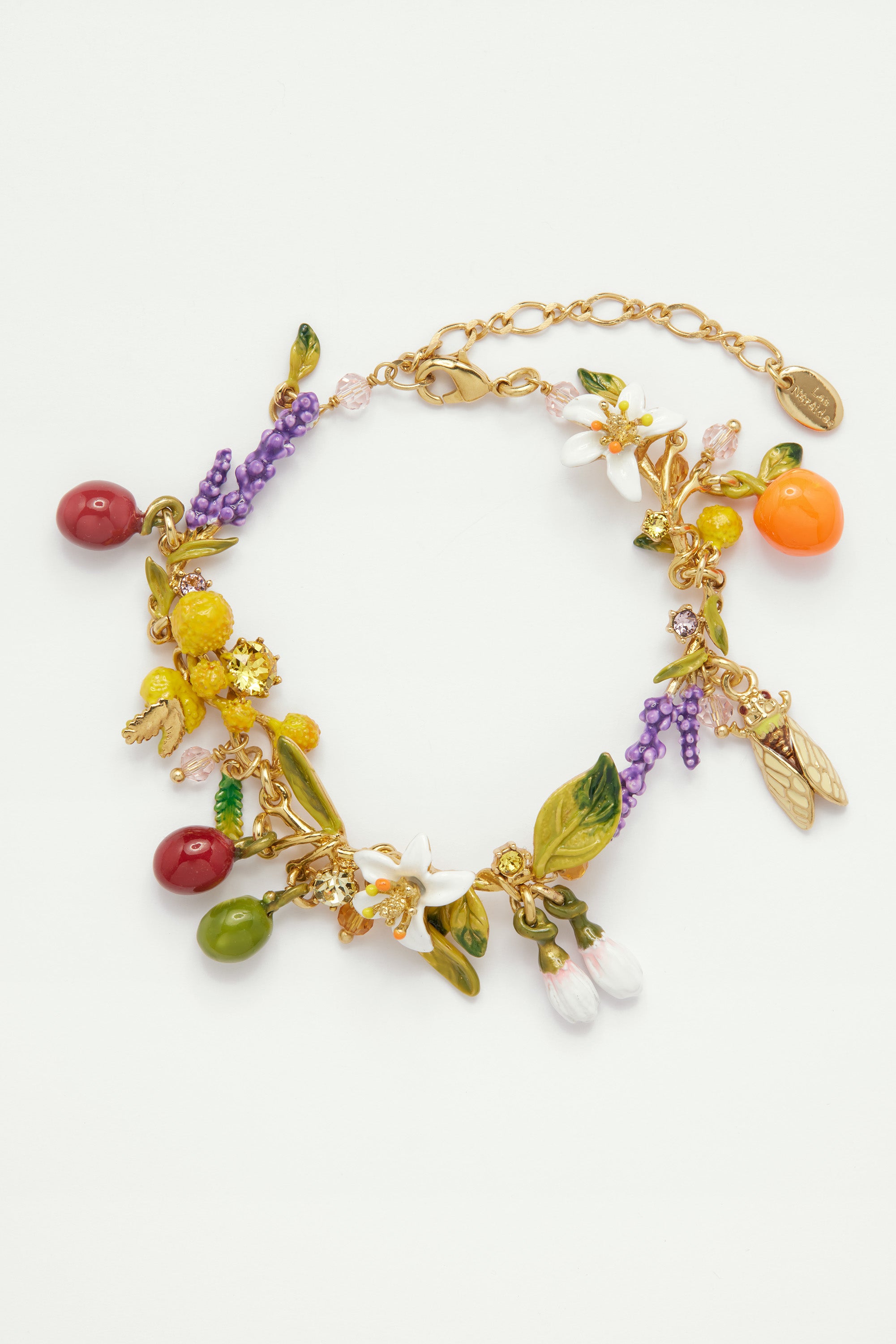 Mutli element of the Provence garden thin bracelet