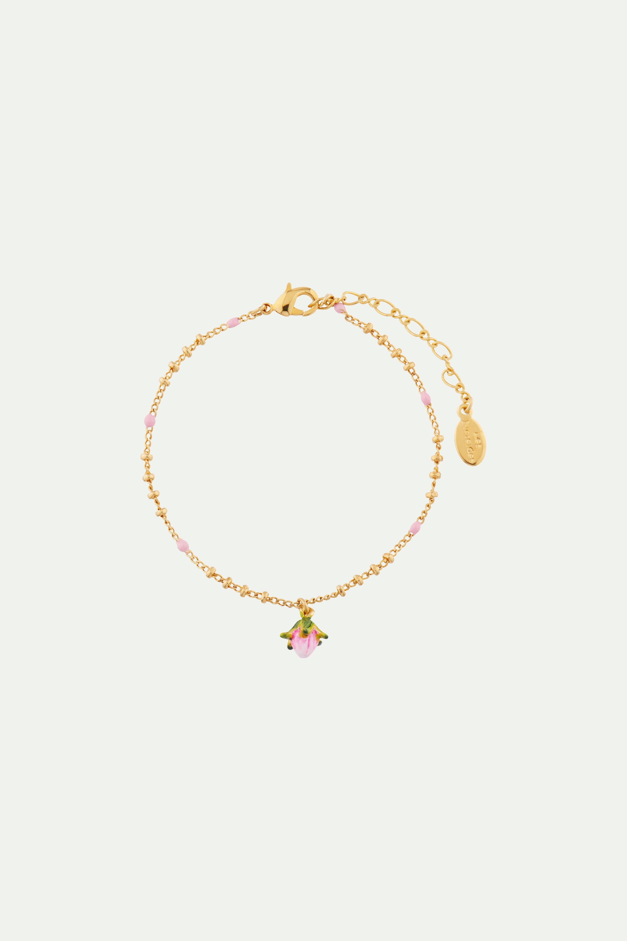 Rose Bud Charms Bracelet