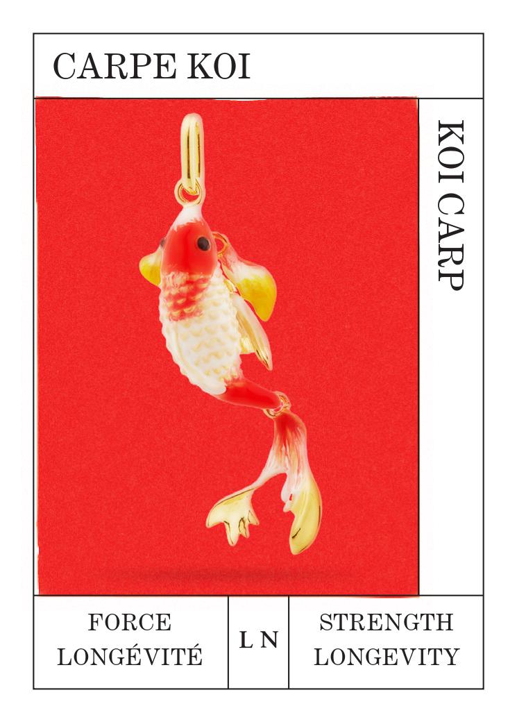 Koi carp pendant