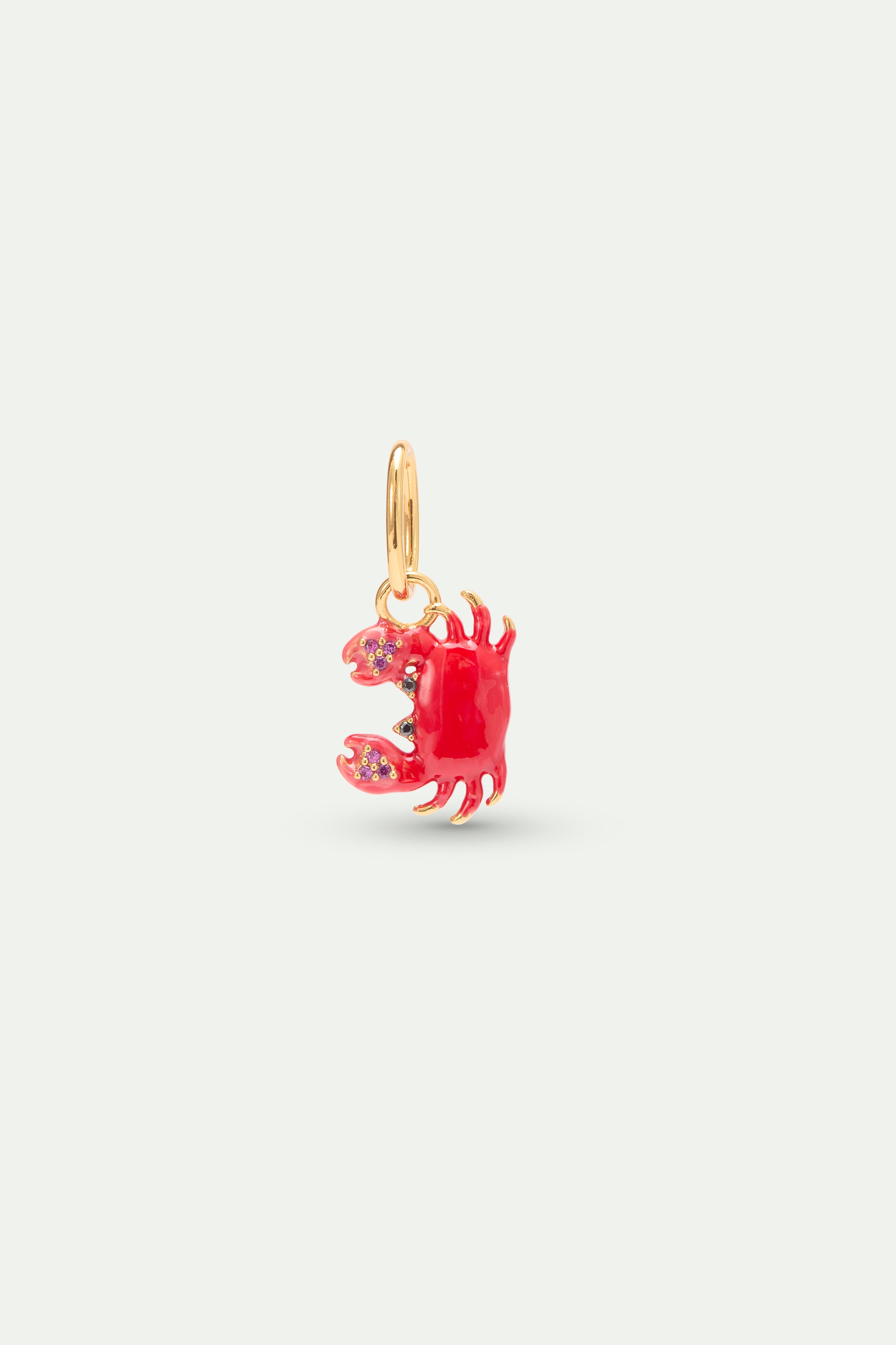 Red Crab and Crystal Pendant: Protection and Change