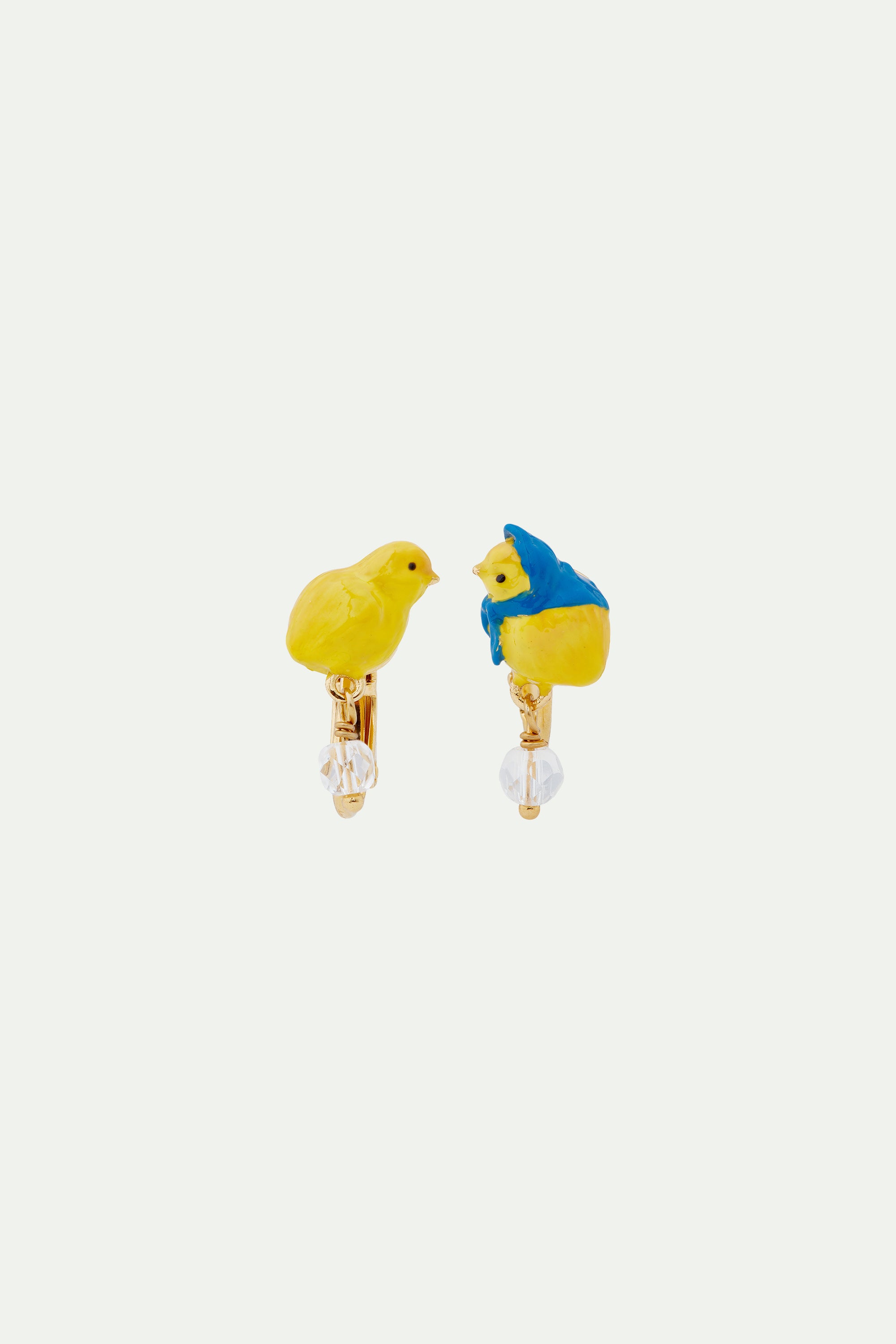 Easter chick clip-on earrings