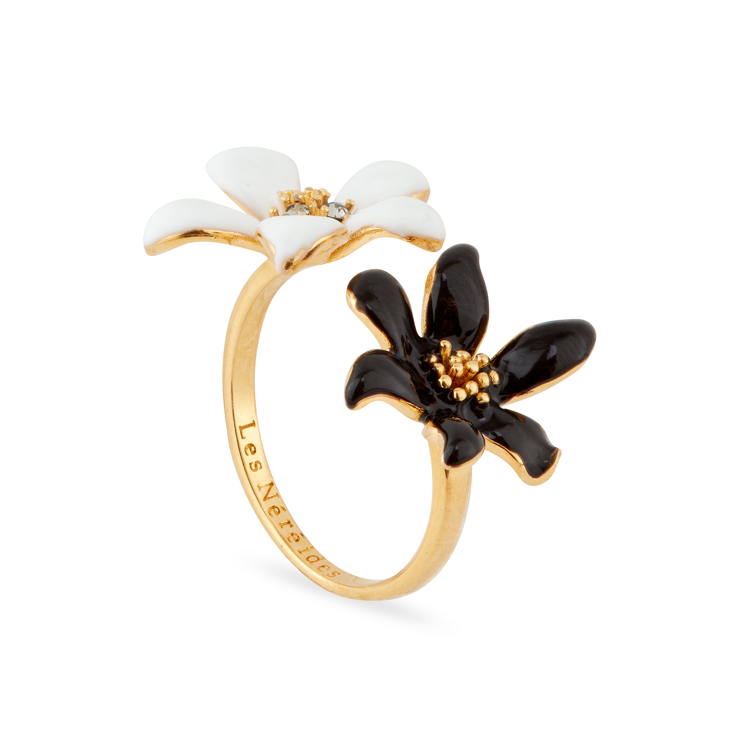 Lily and Ranunculus adjustable ring