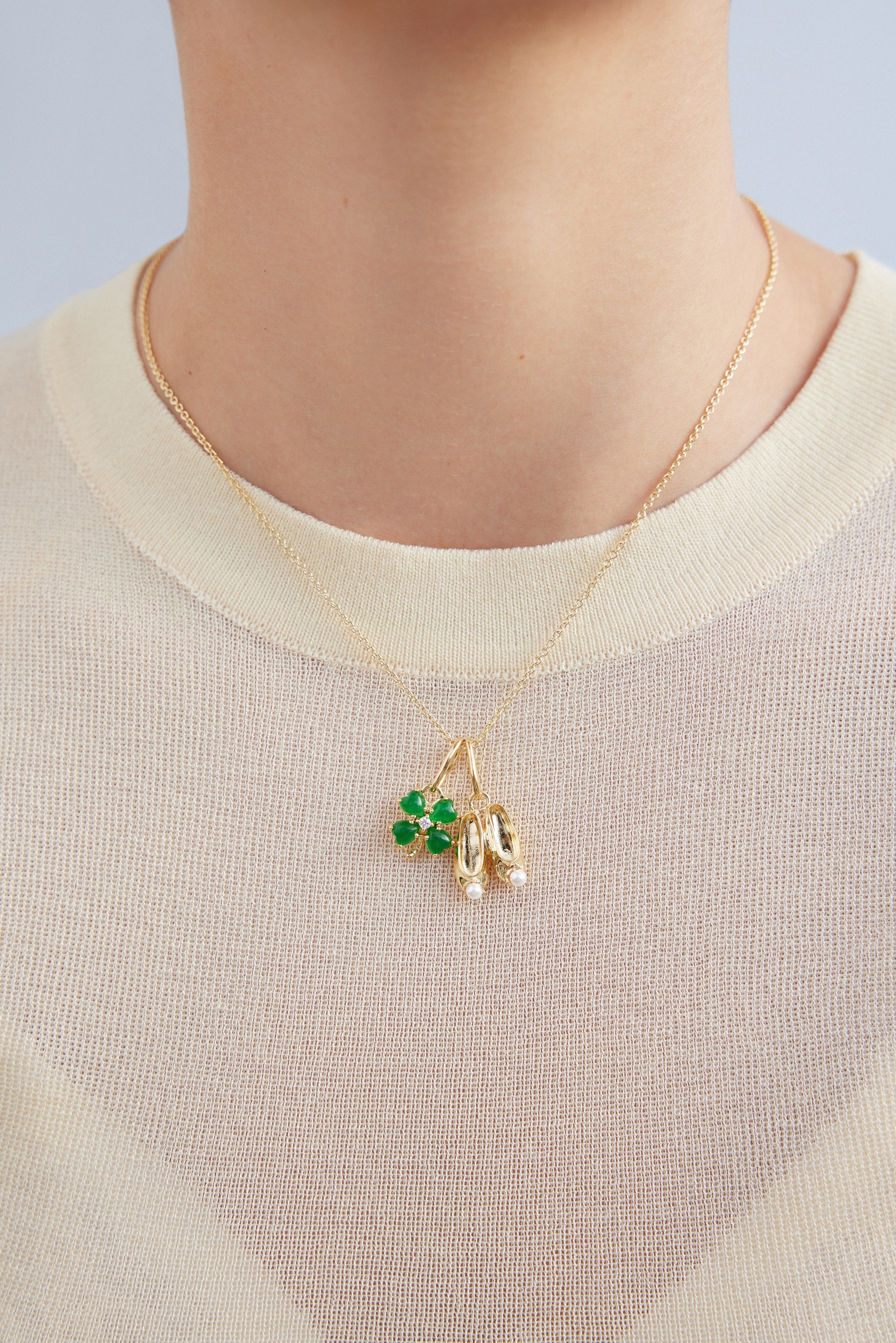 Necklace 40+5cm LES PENDENTIFS