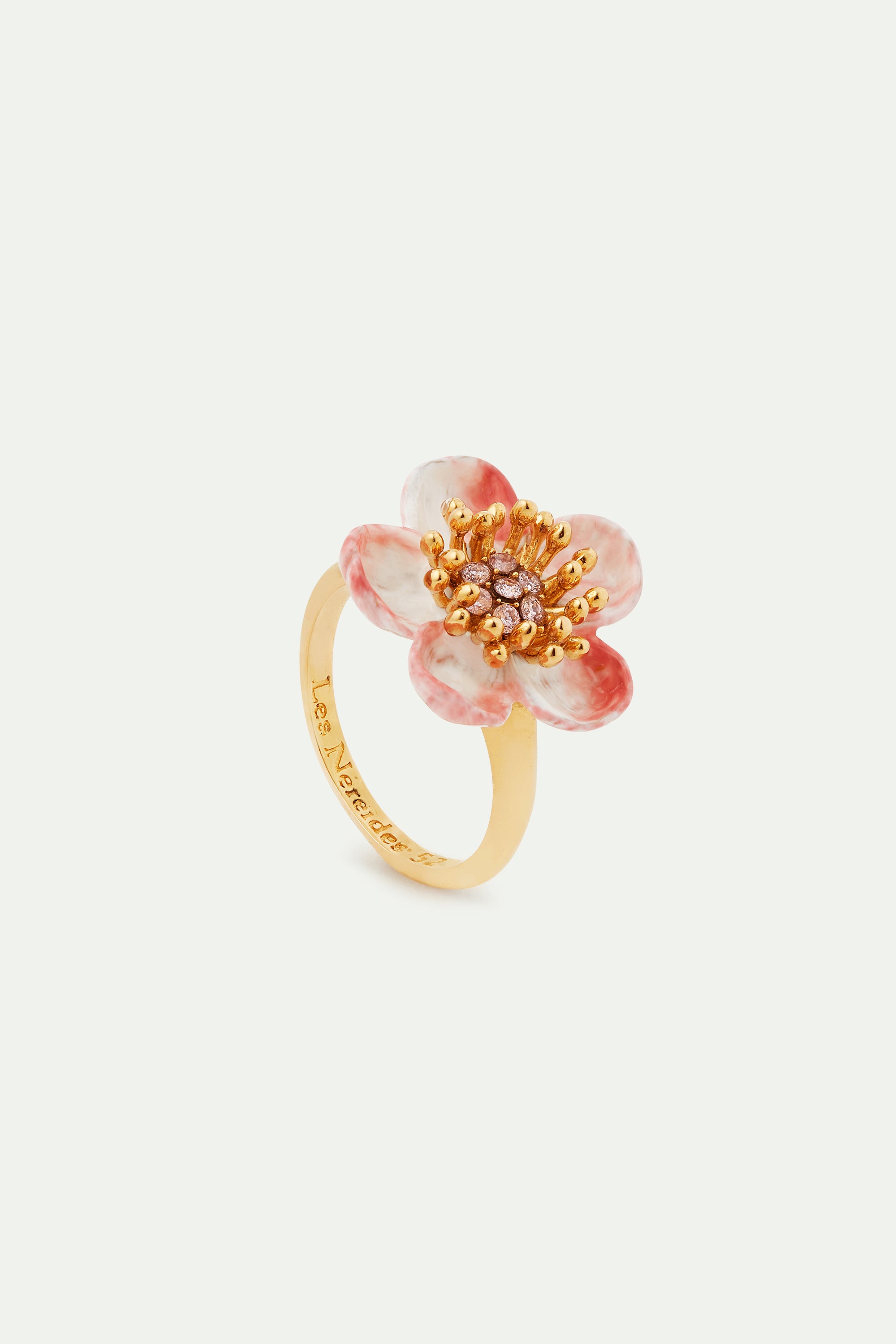 Apple blossom cocktail ring